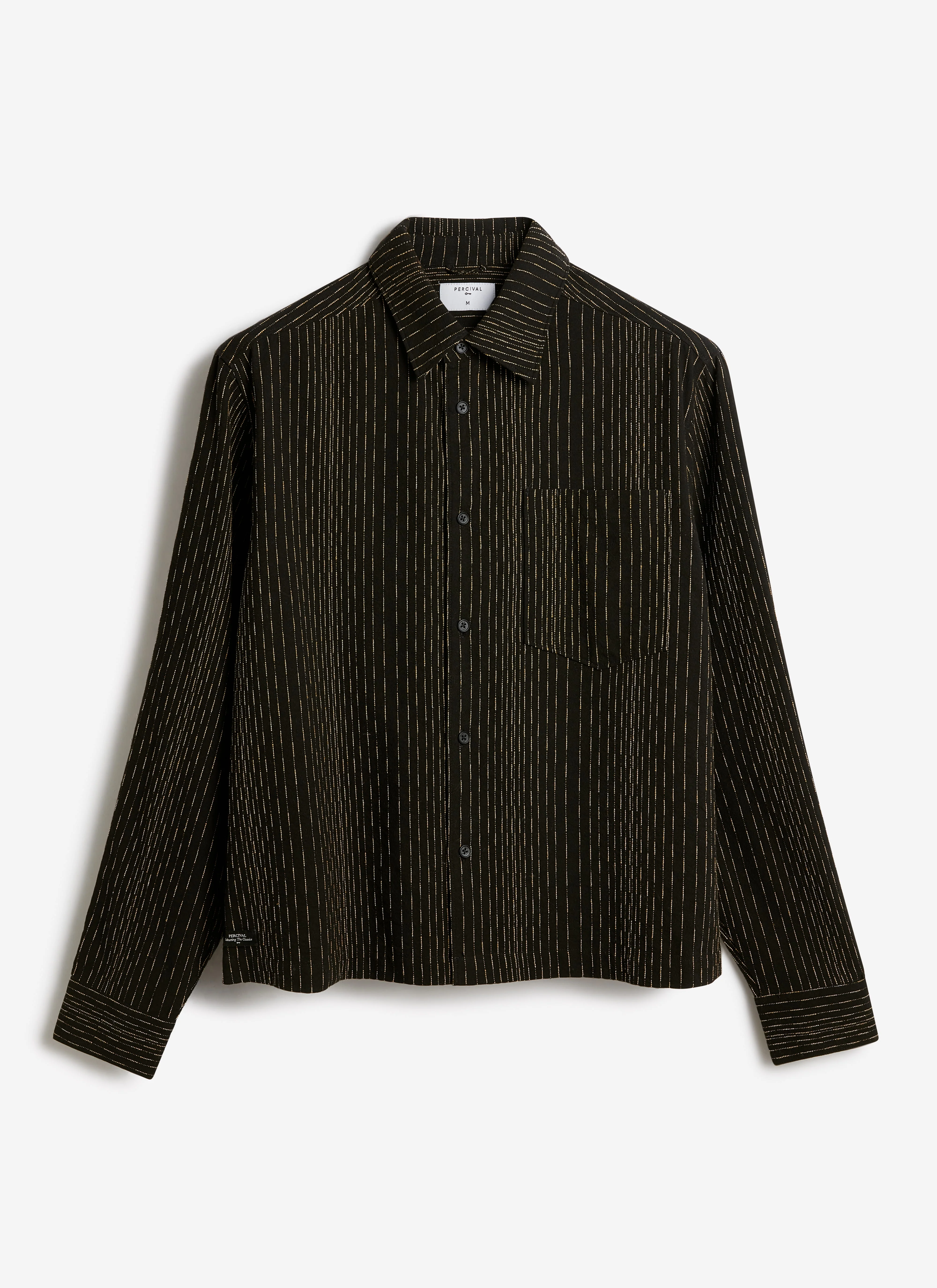 Leland Cuban Boxy Shirt | Cotton | Black - Image 9