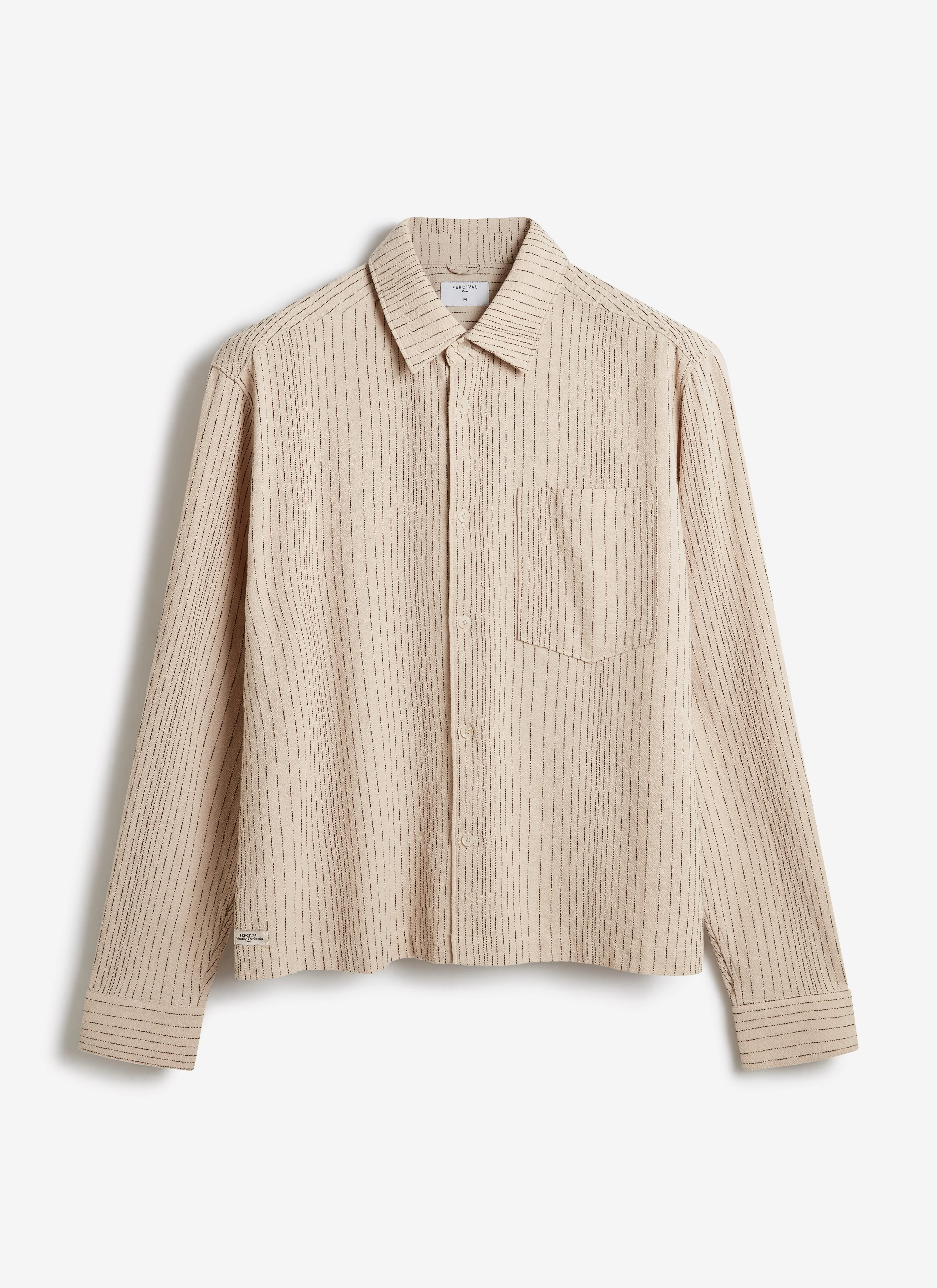 Leland Cuban Boxy Shirt | Cotton | Cream - Image 7