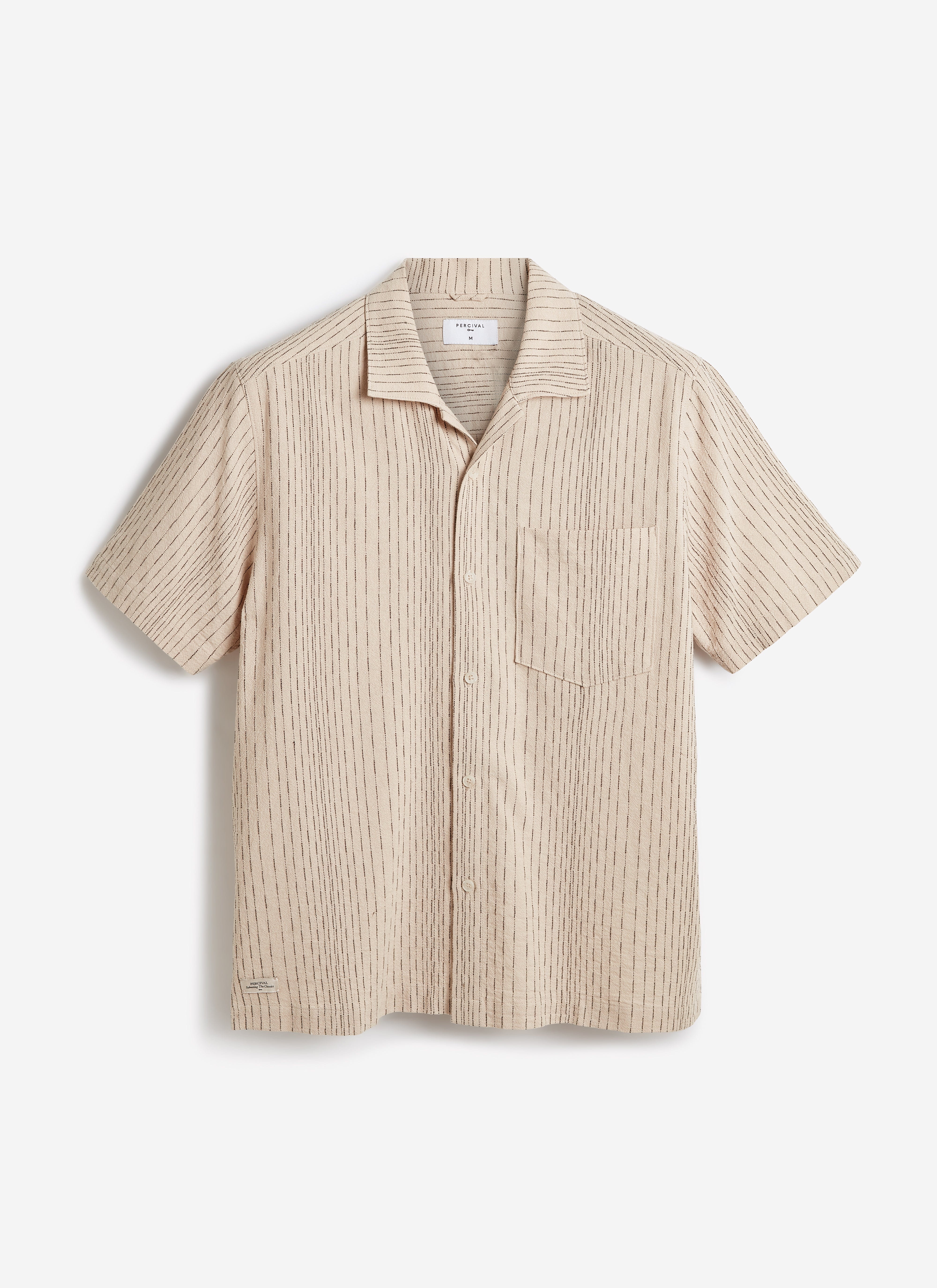 Leland Cuban Shirt | Cotton | Cream - Image 7