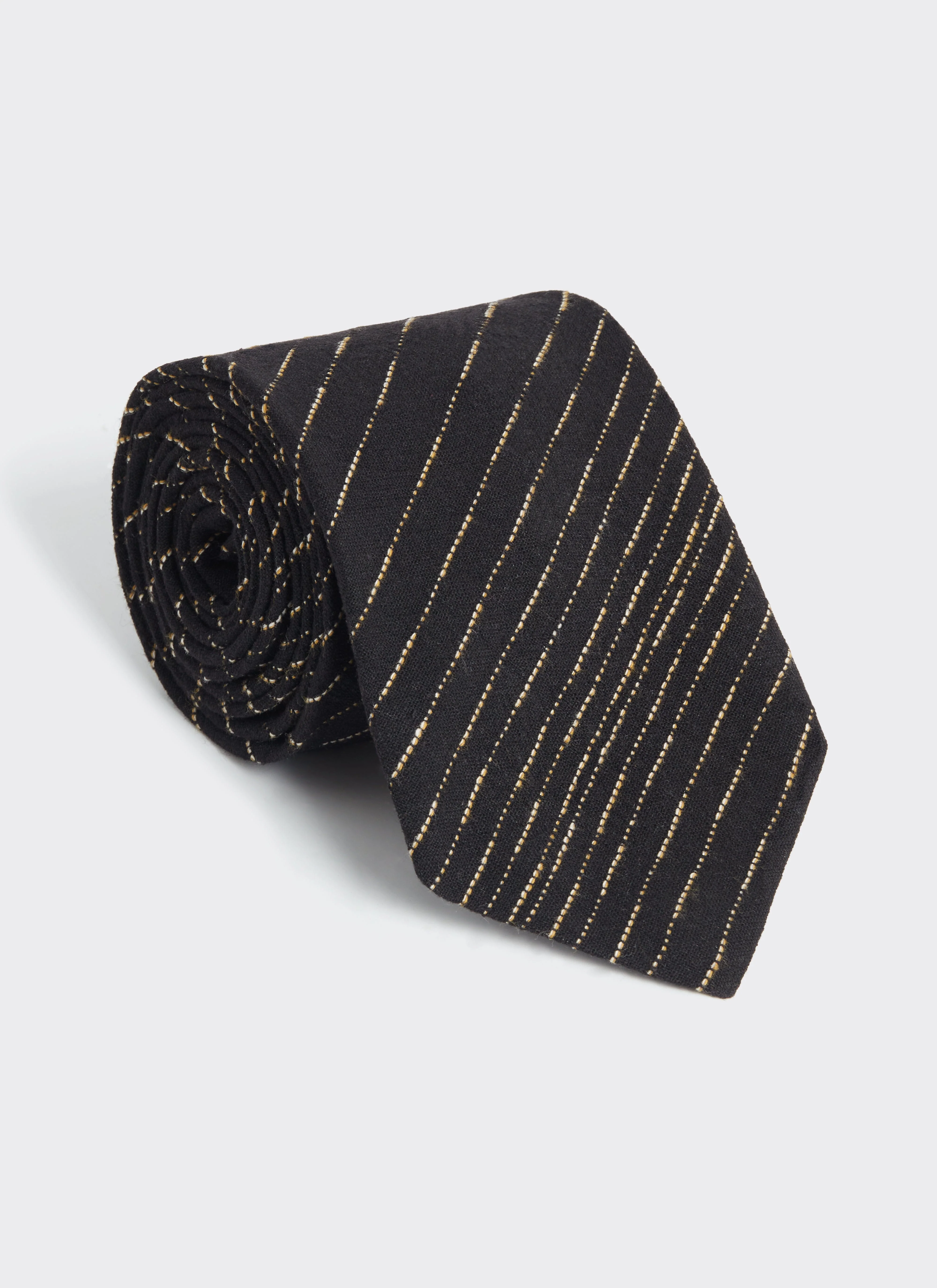 Leland Tie | Cotton | Black