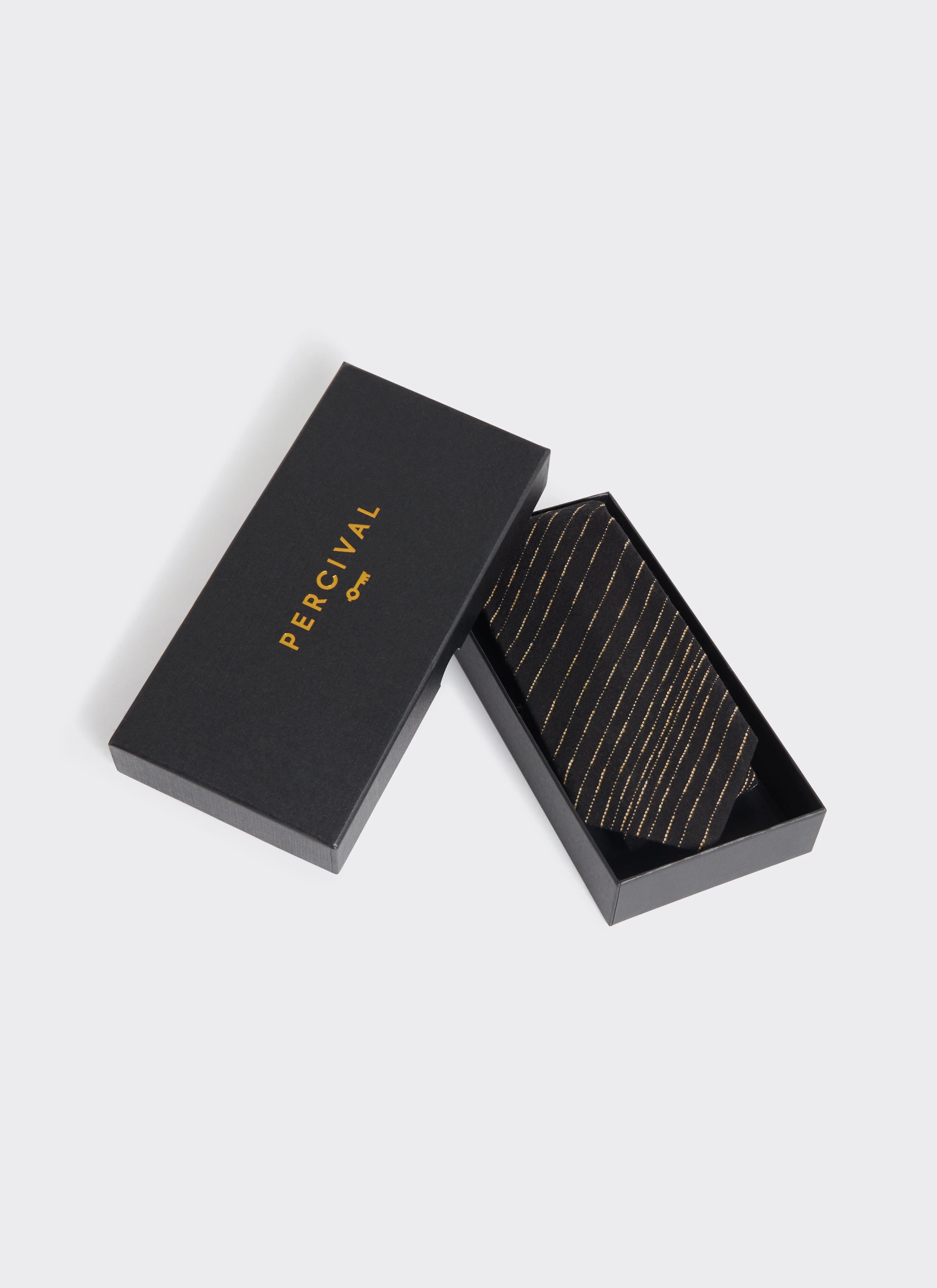 Leland Tie | Cotton | Black - Image 3
