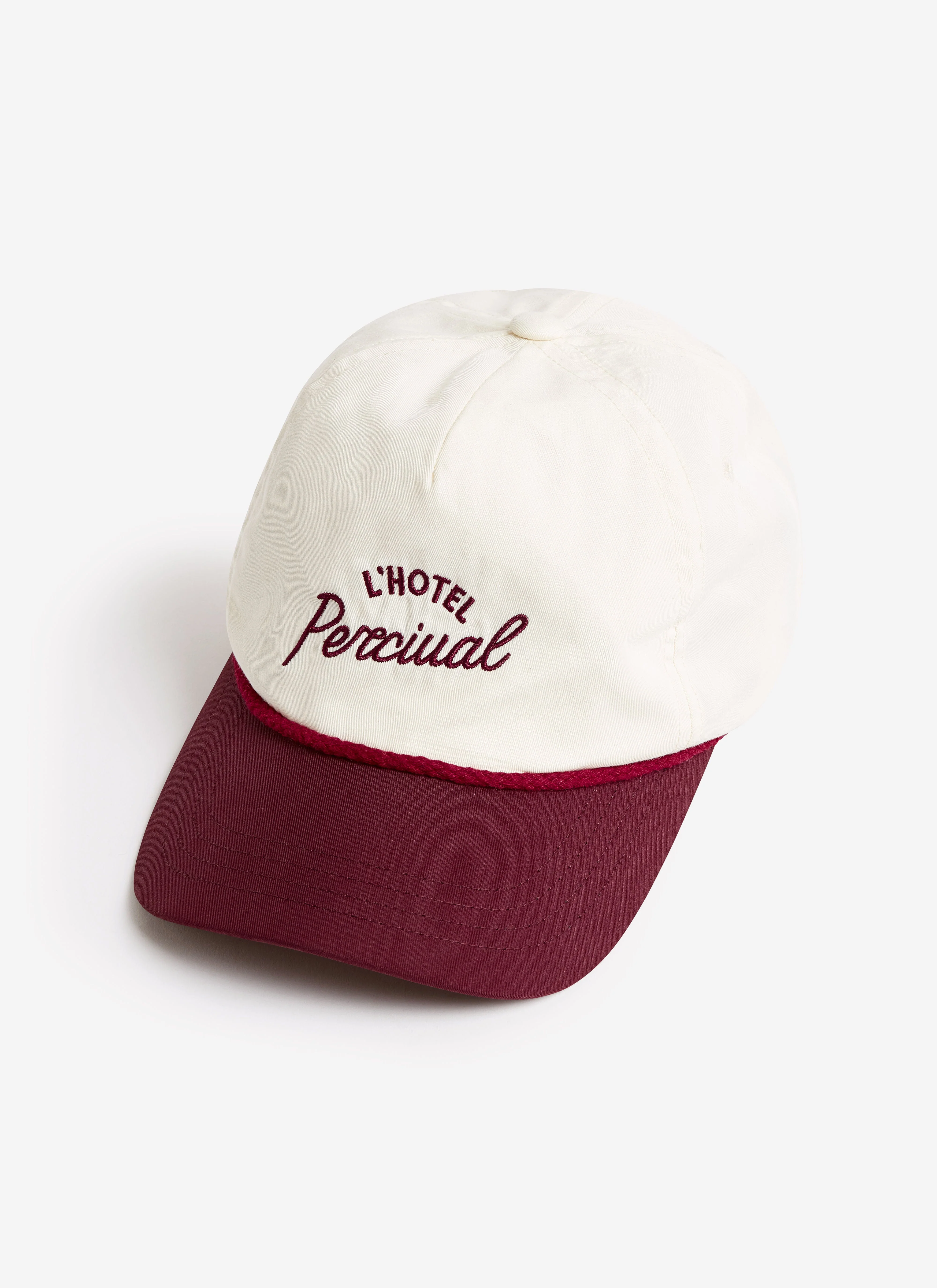 L’Hotel Percival Soft Trucker Cap | Cotton | Cream - Image 3