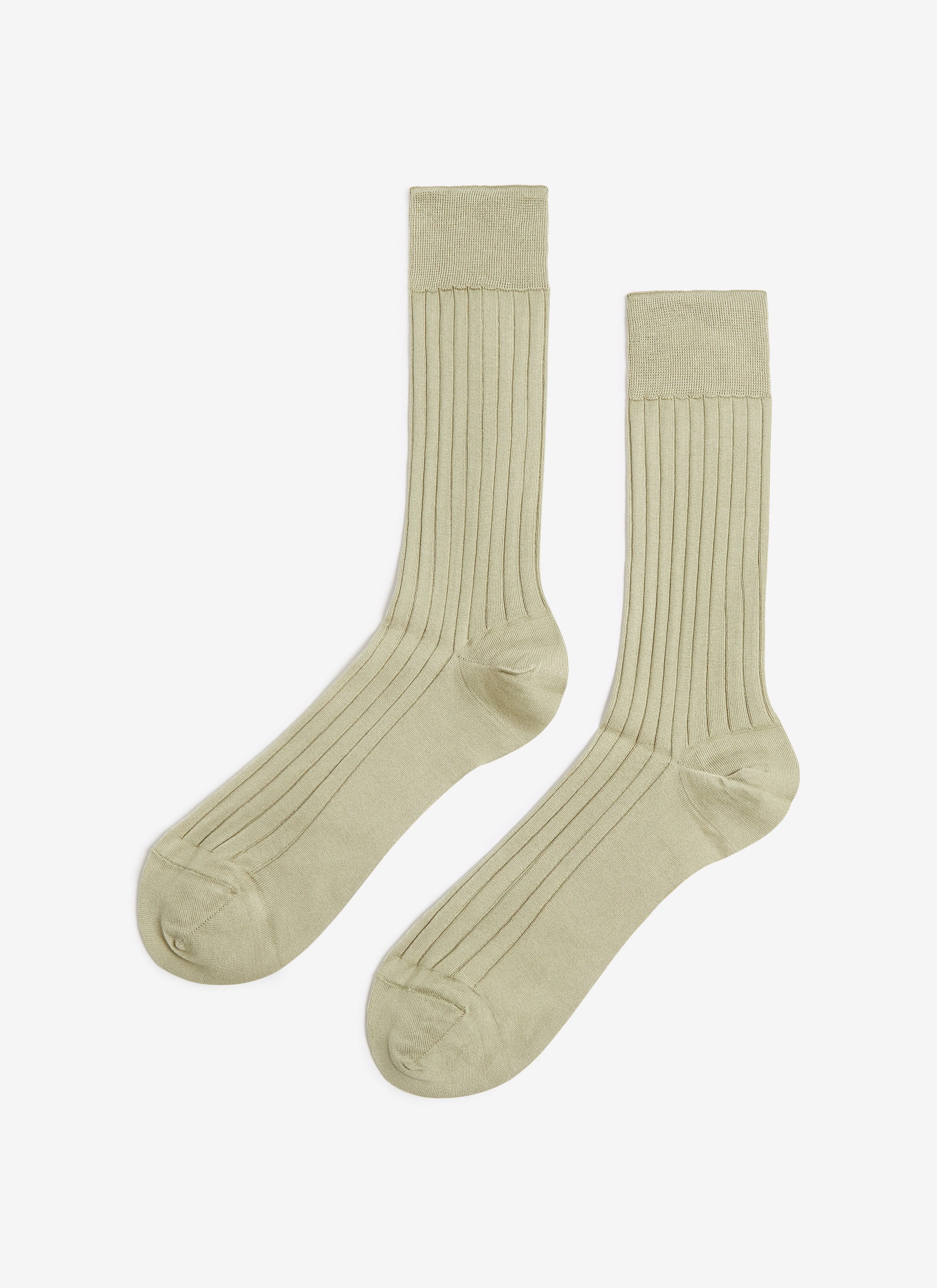 Loafer Dress Socks | Cotton | Sage