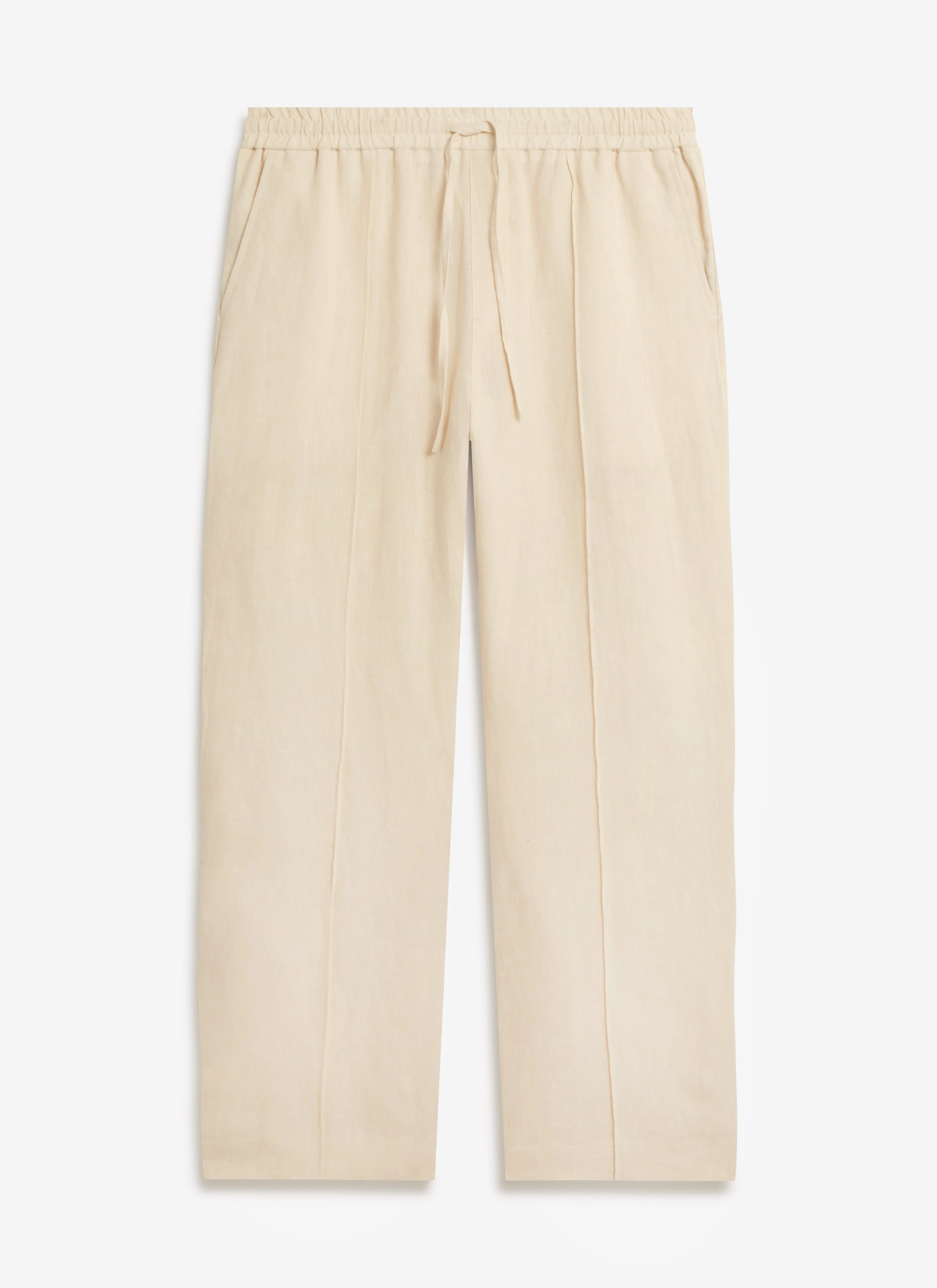 Lorena Wide Leg Trousers | Linen | Cream - Image 5