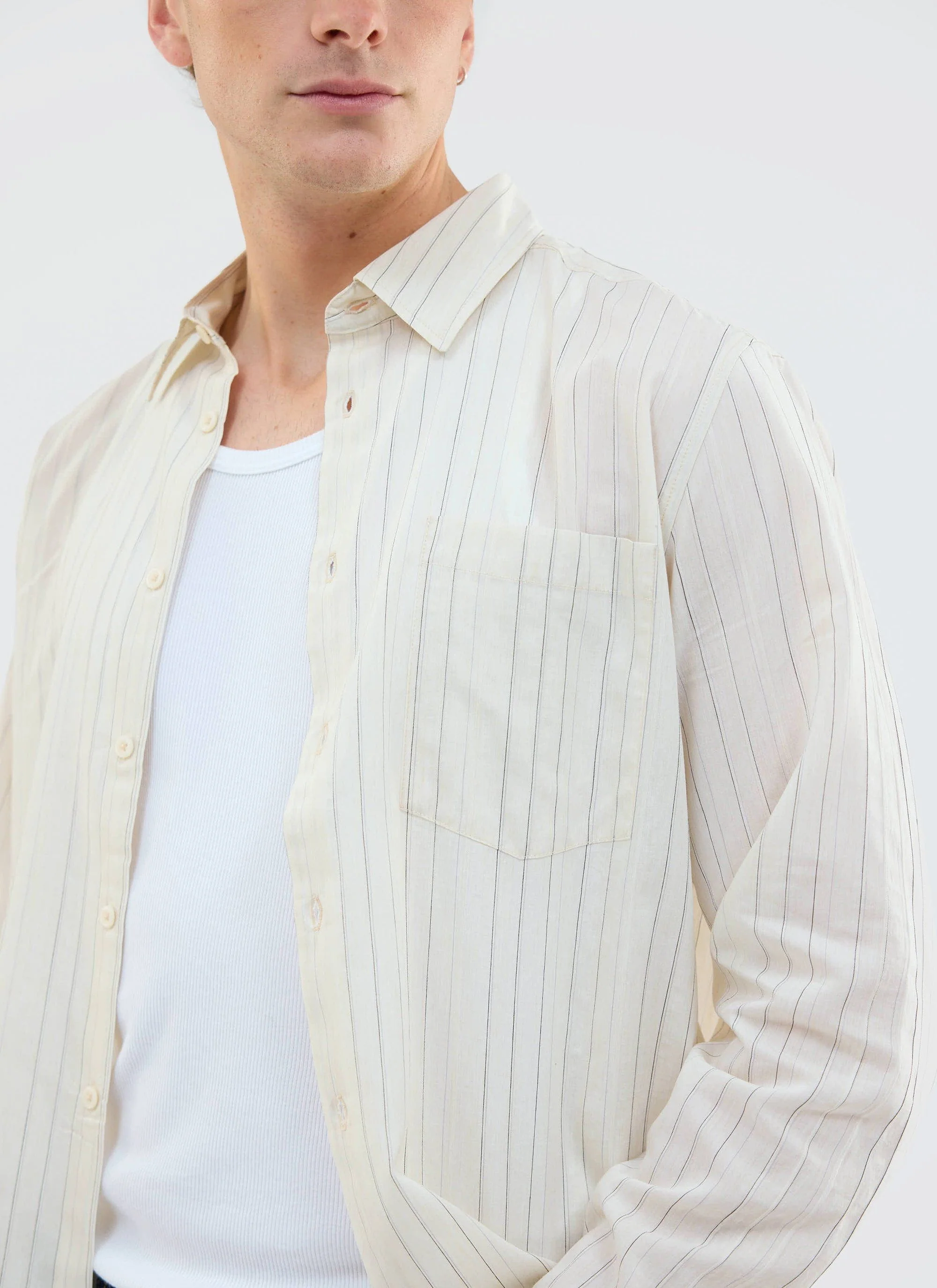 Lorenzo Pearce Shirt | Cream - Image 8