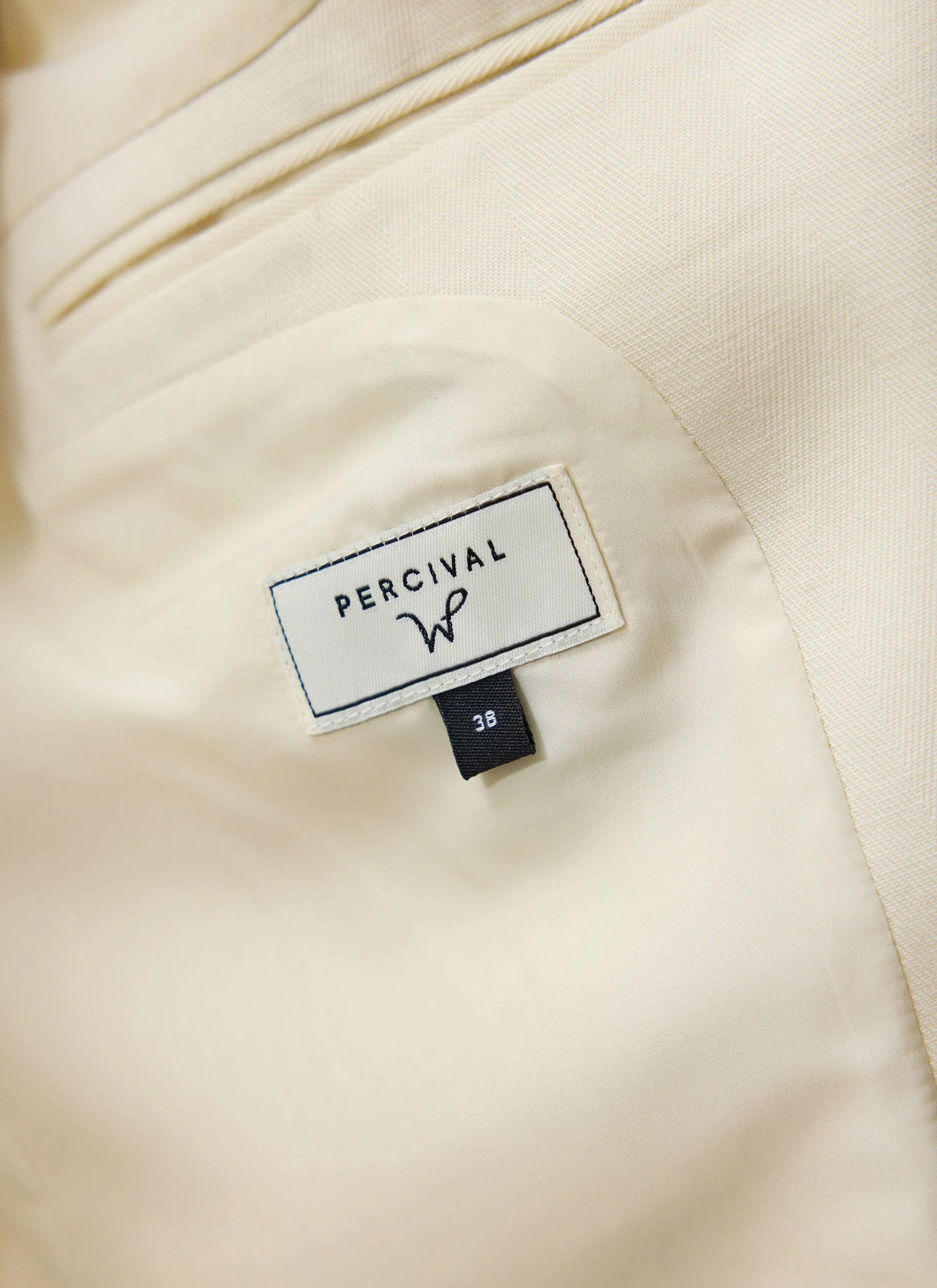 Lyocell Tailored Blazer | Percival x Warren | Cream - Image 7