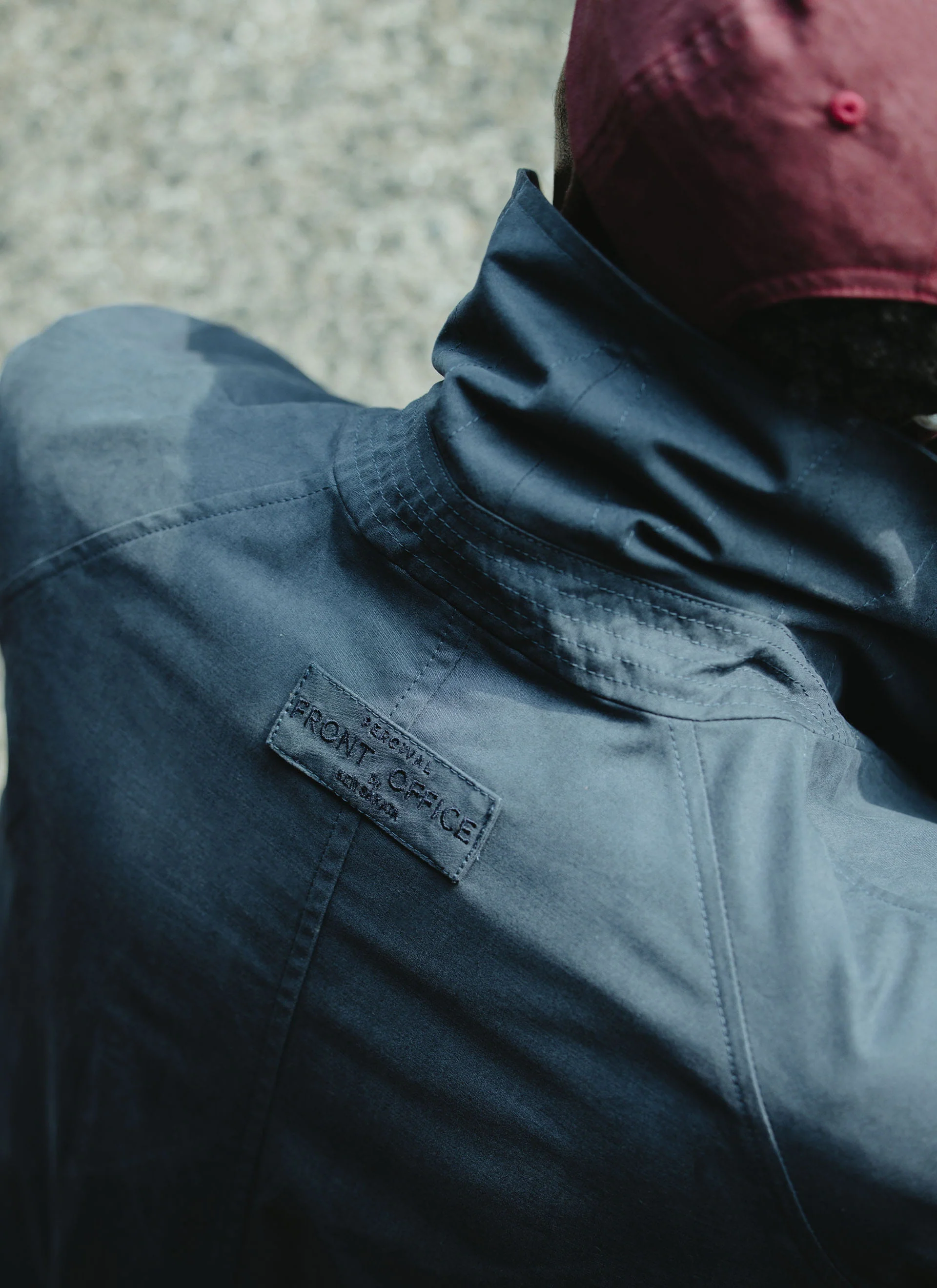 Limited Edition Mac Trench Coat | Percival x Front Office | Navy - Image 10