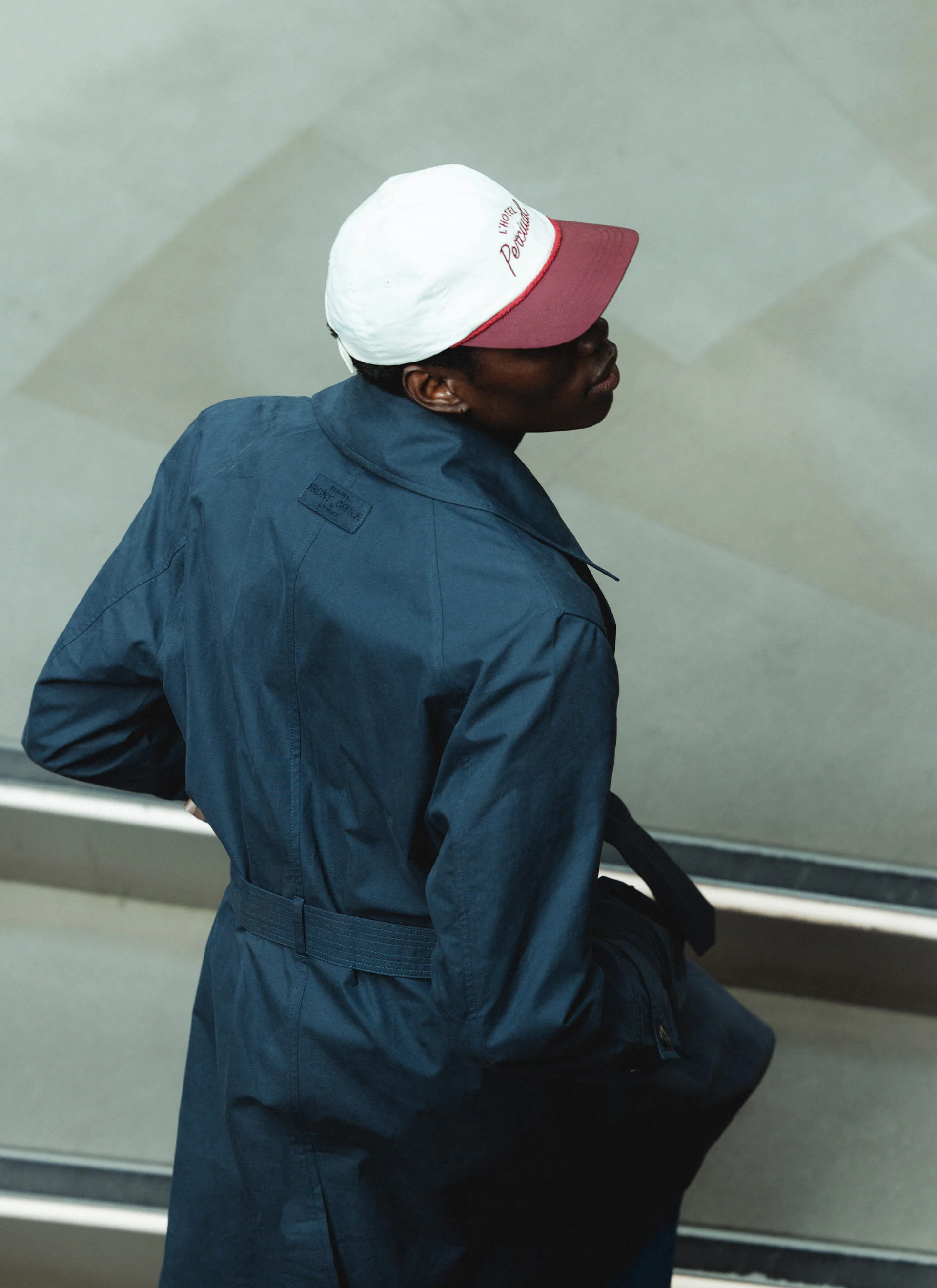 Limited Edition Mac Trench Coat | Percival x Front Office | Navy - Image 5