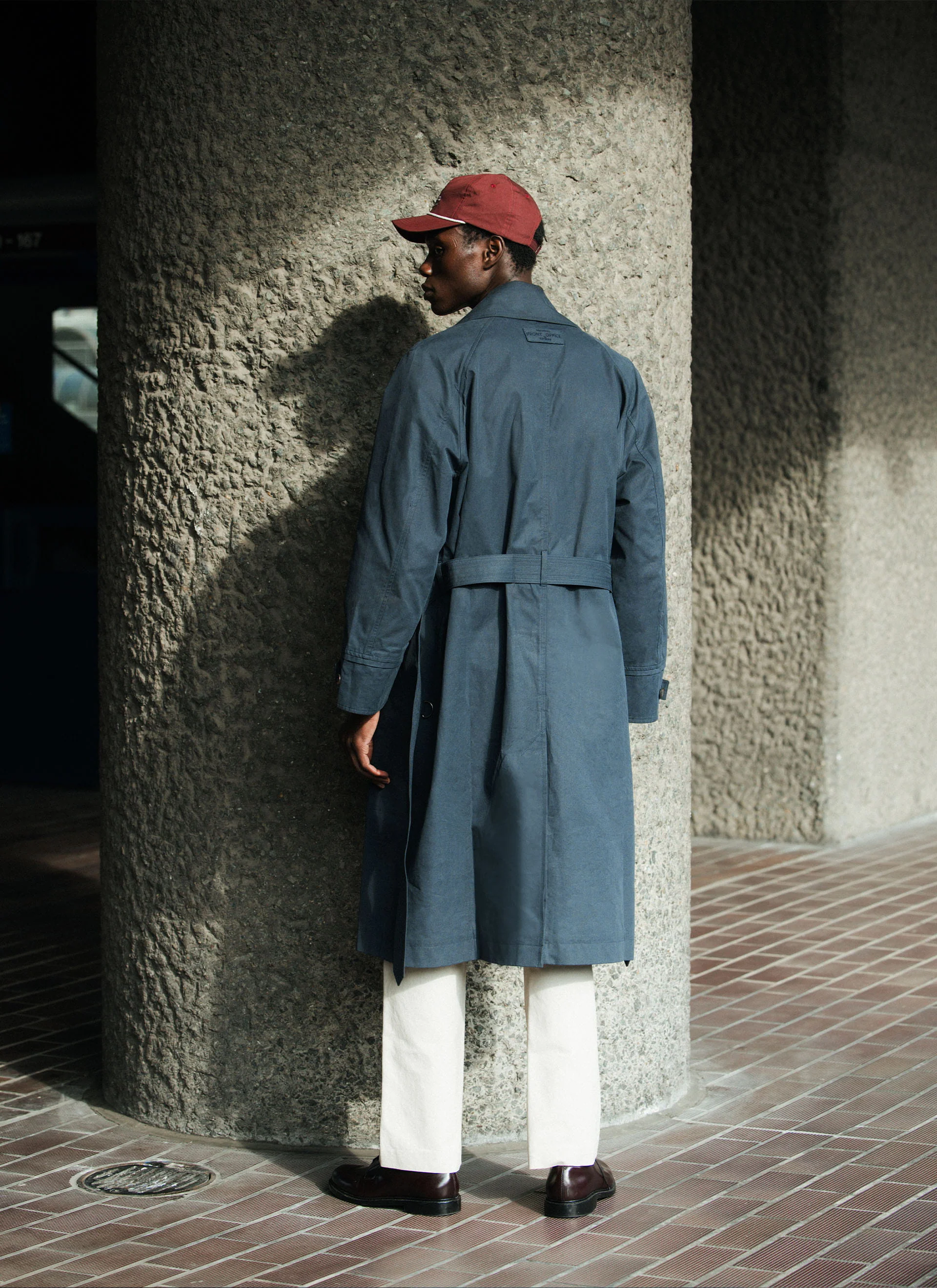 Limited Edition Mac Trench Coat | Percival x Front Office | Navy - Image 6