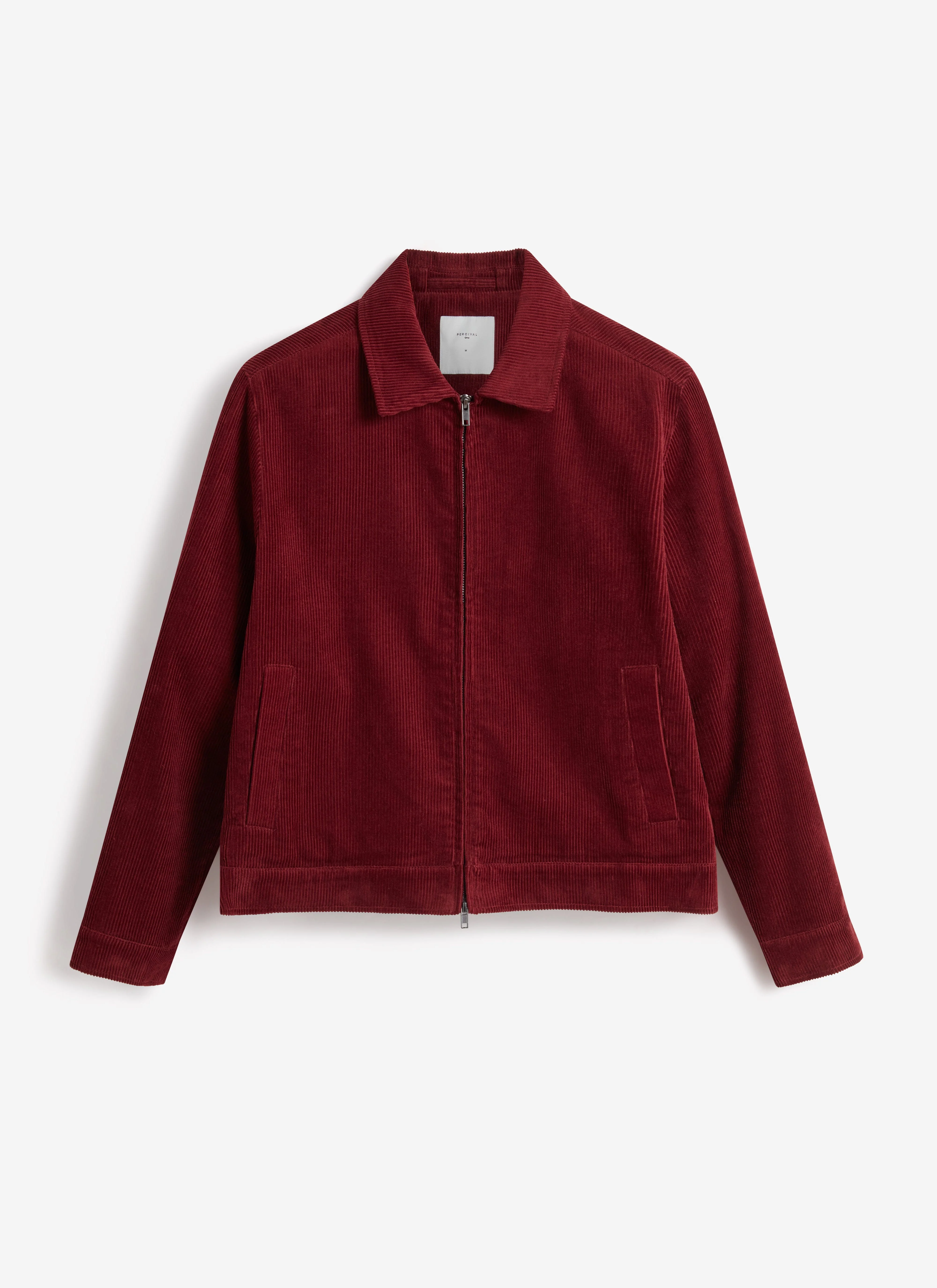 Marcel Cord Jacket | Cotton | Burgundy - Image 6