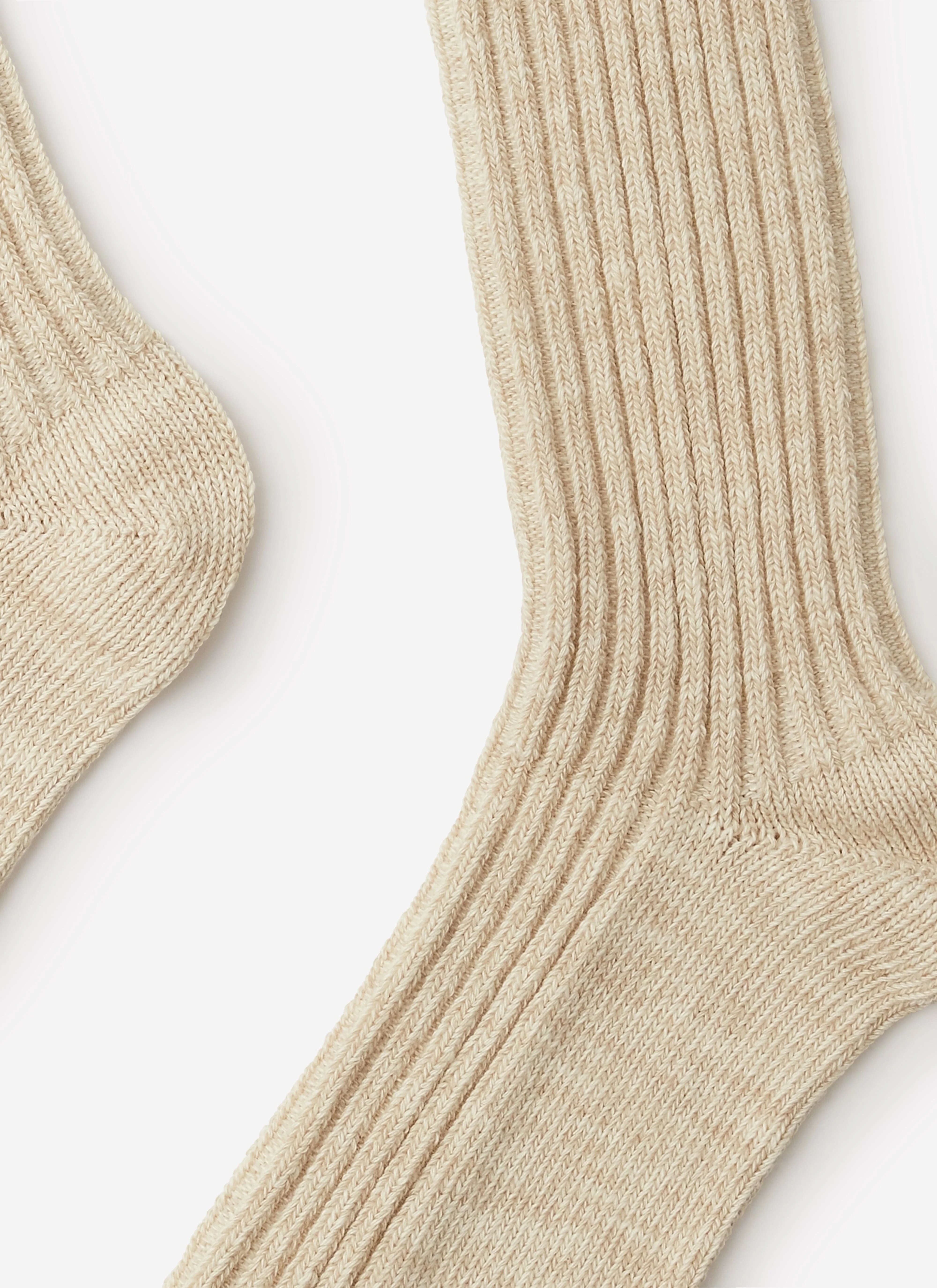 Marl Socks | Oat - Image 2