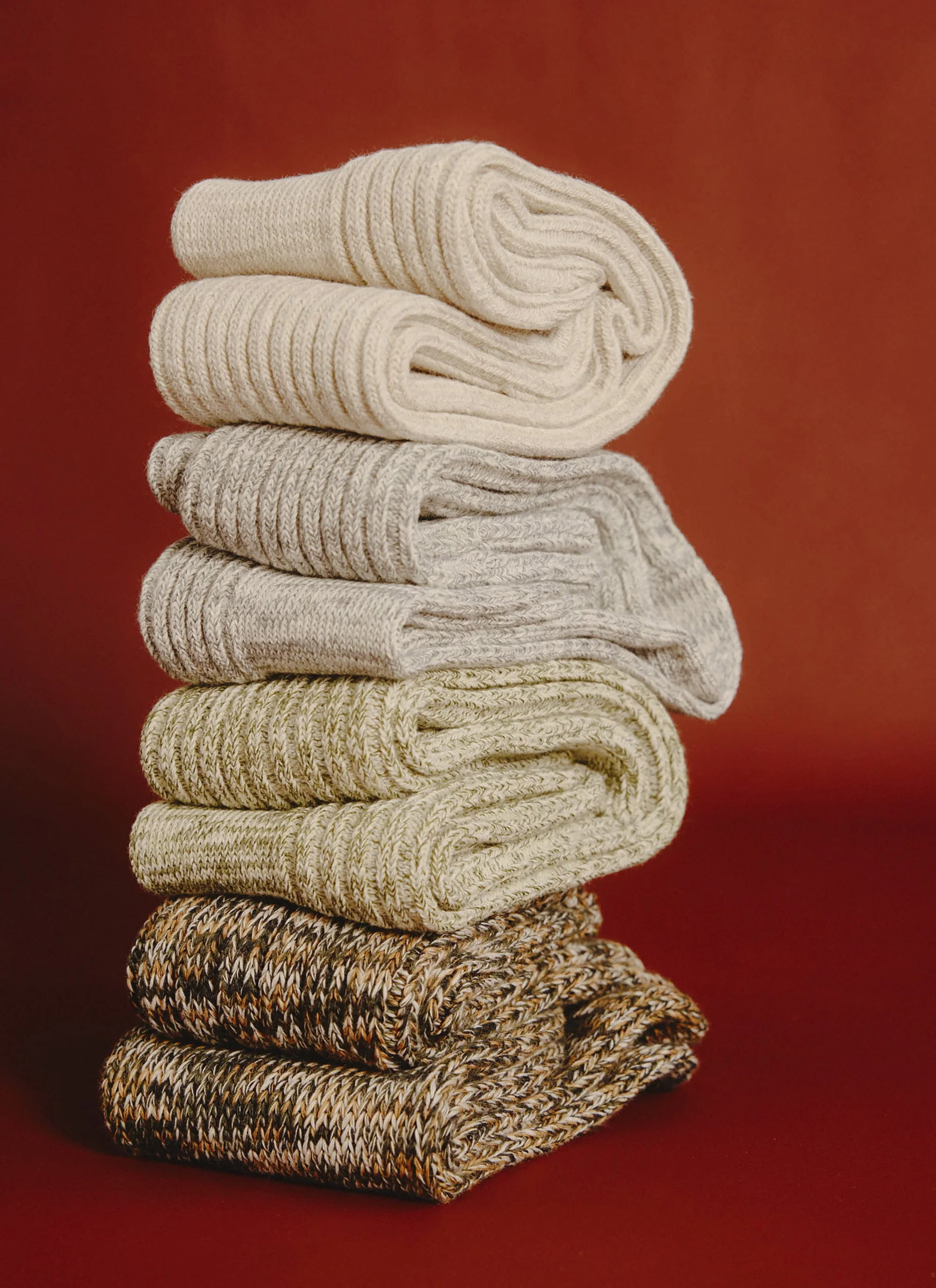 Marl Socks | Oat - Image 4