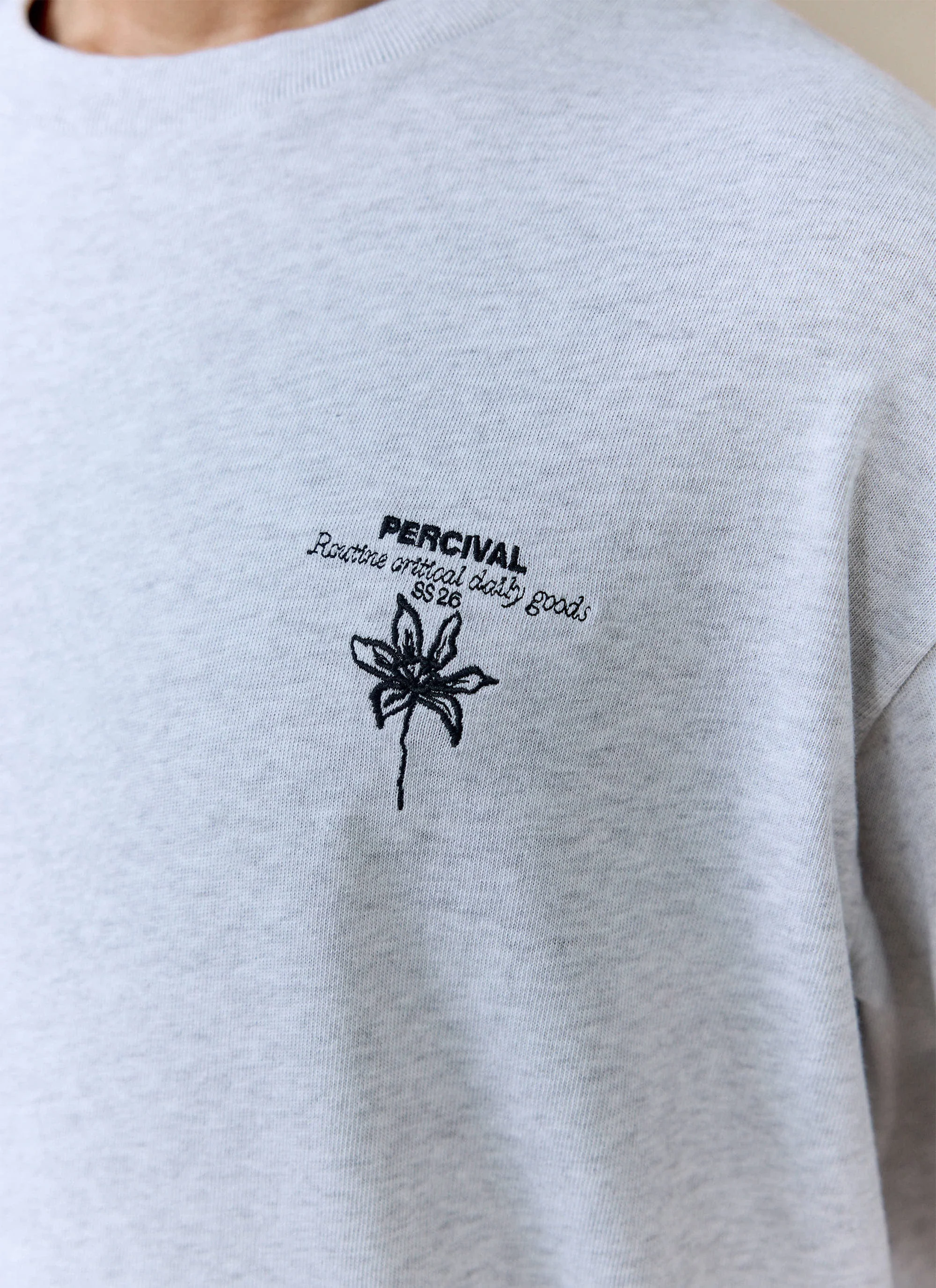 Melvin Oversized T Shirt | Organic Cotton | Grey - Image 5