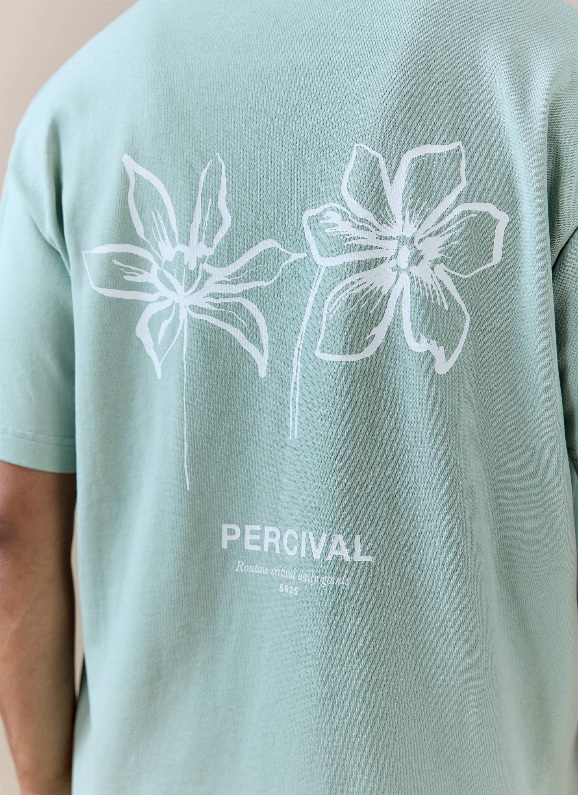 Melvin Oversized T Shirt | Organic Cotton | Sage - Image 3