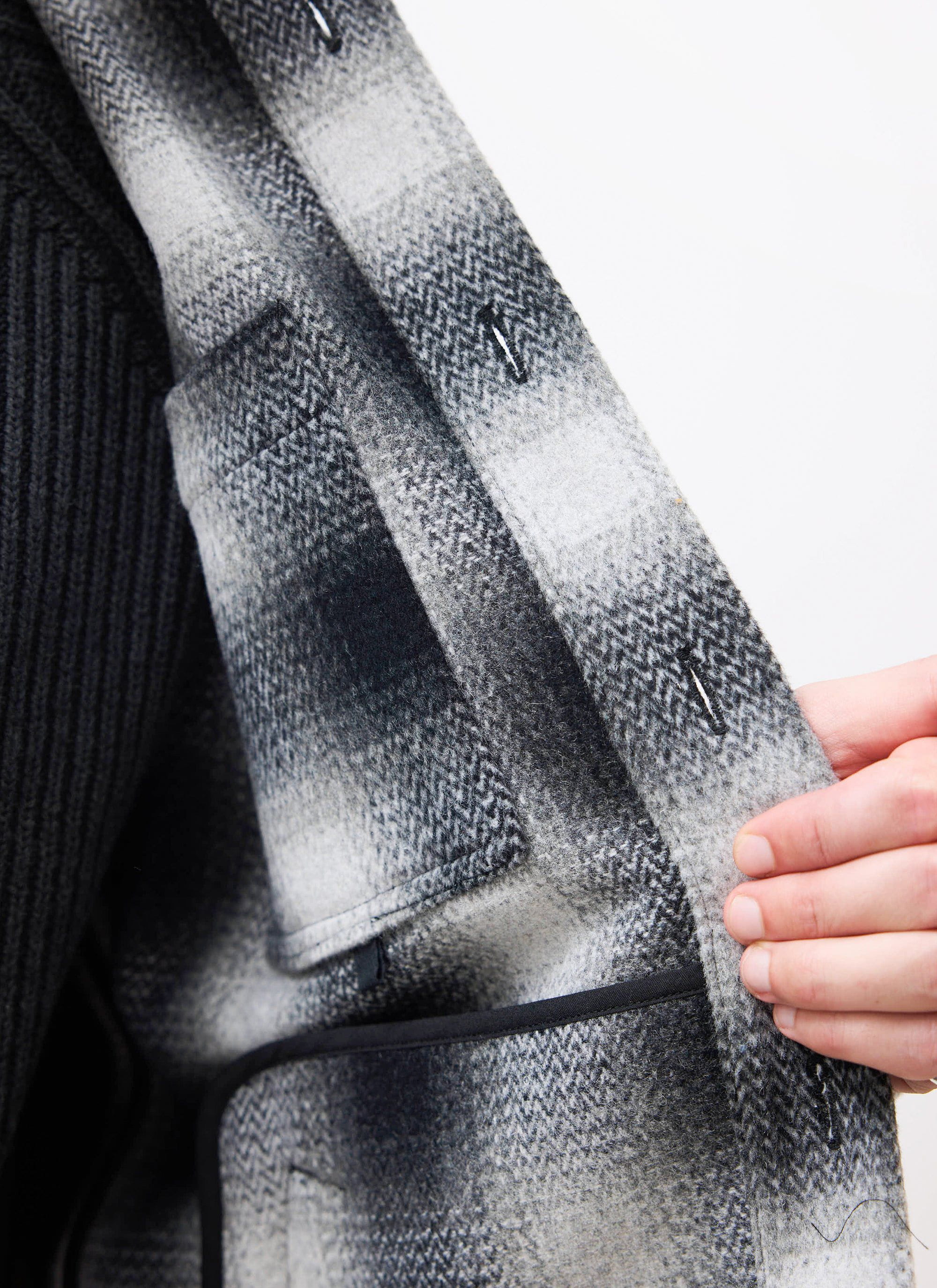 Check Overshirt | Grey - Image 8