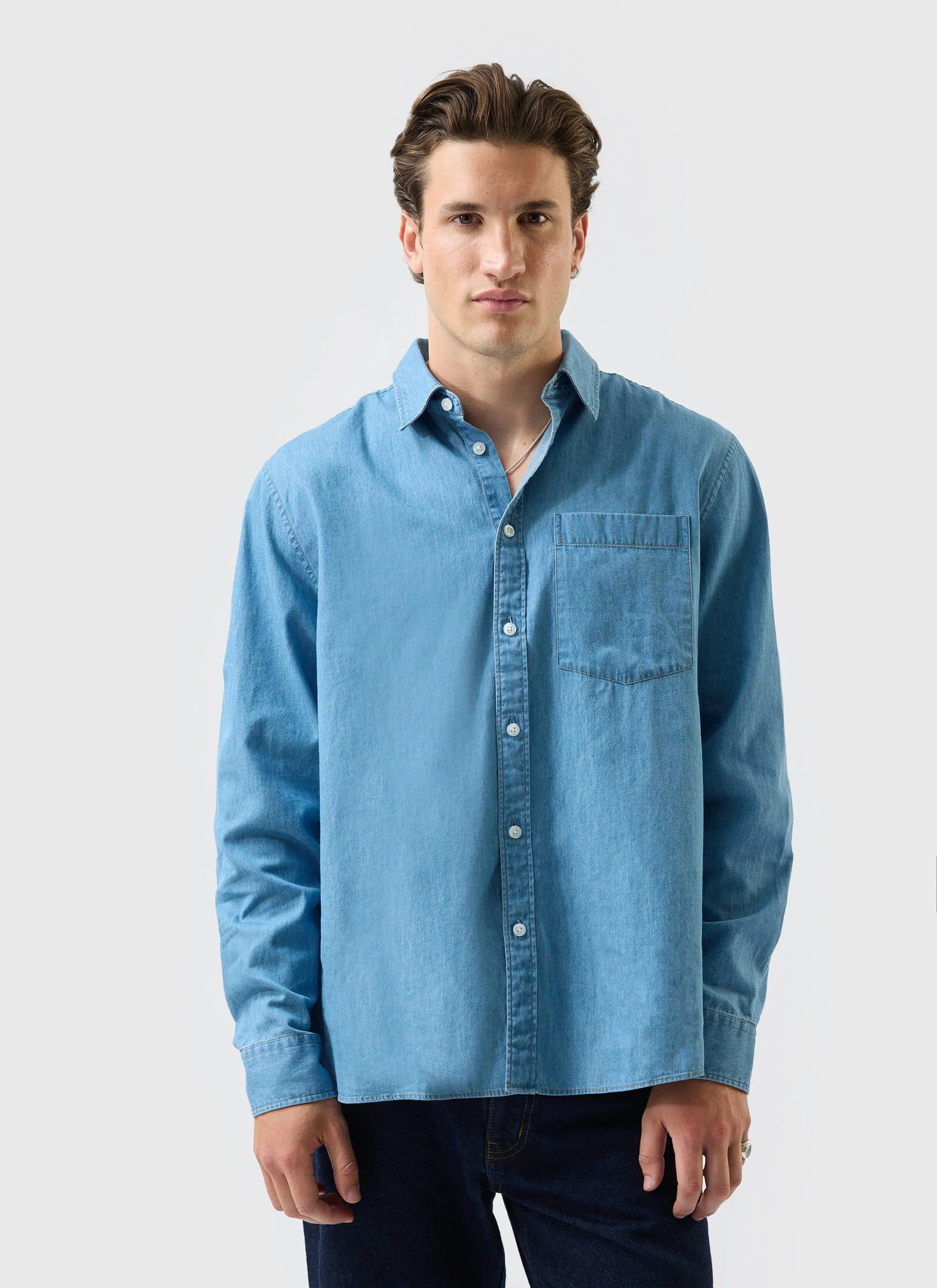 Marco Pearce Shirt | Denim | Blue - Image 7