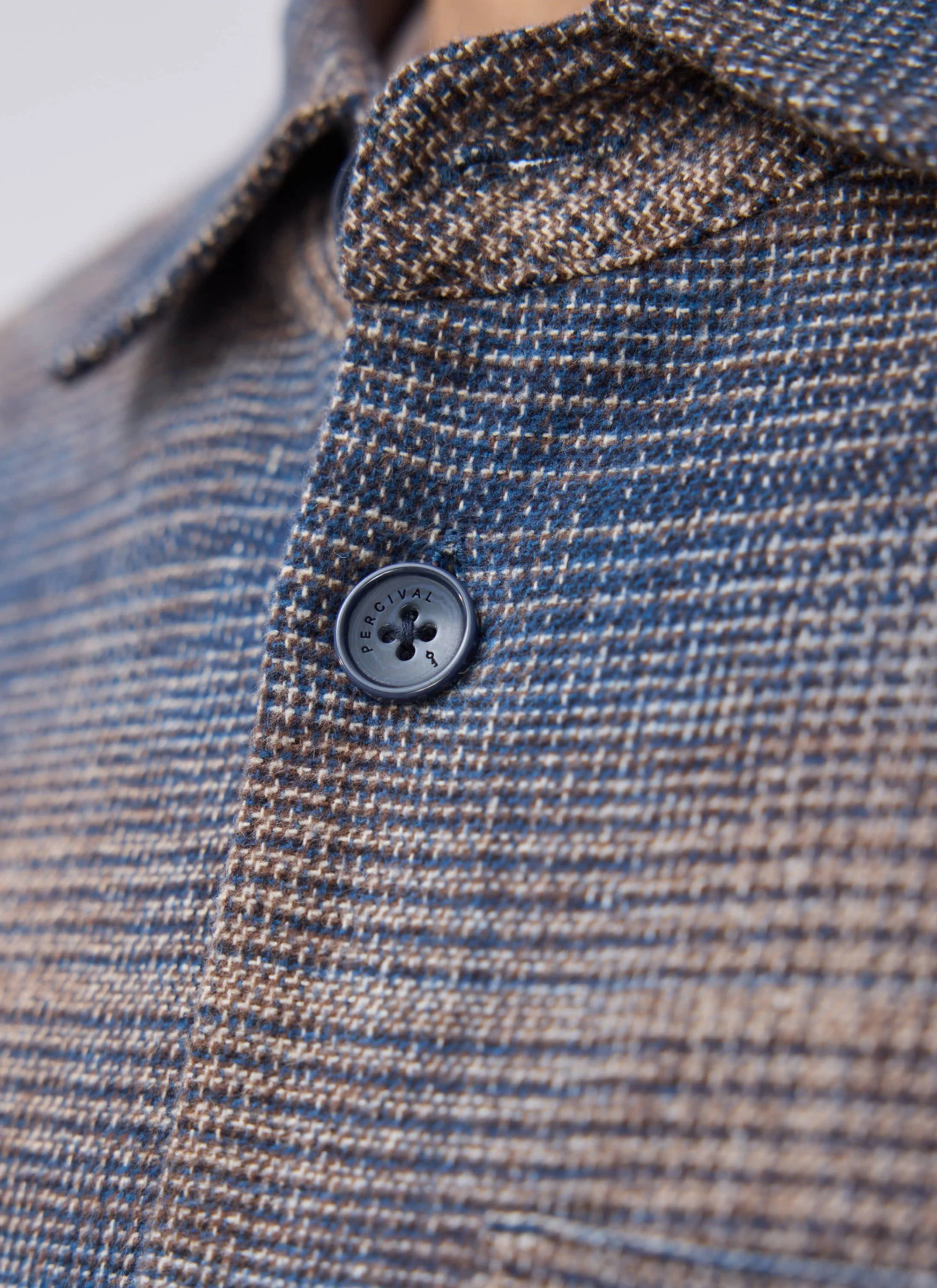 Luton Check Overshirt | Brown - Image 4
