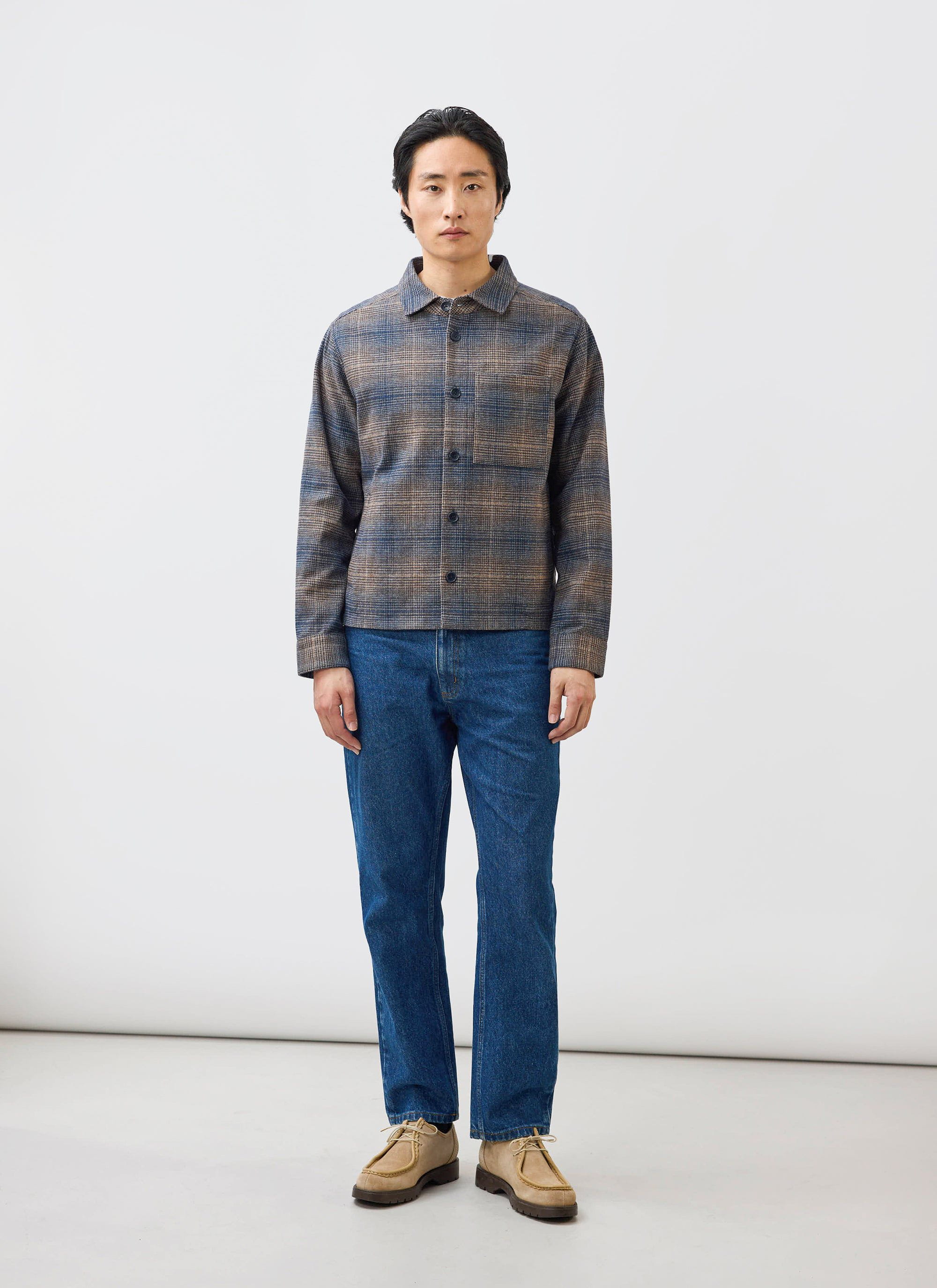 Luton Check Overshirt | Brown - Image 5