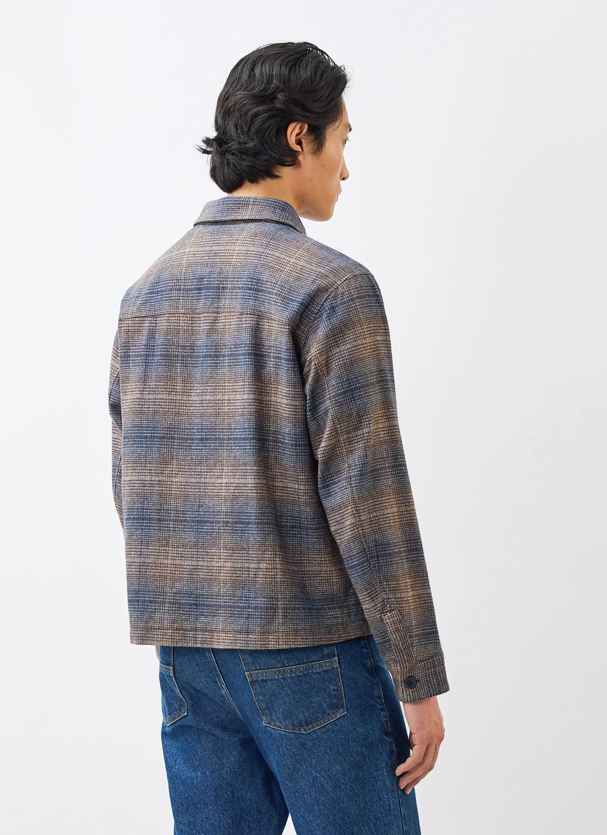 Luton Check Overshirt | Brown - Image 6