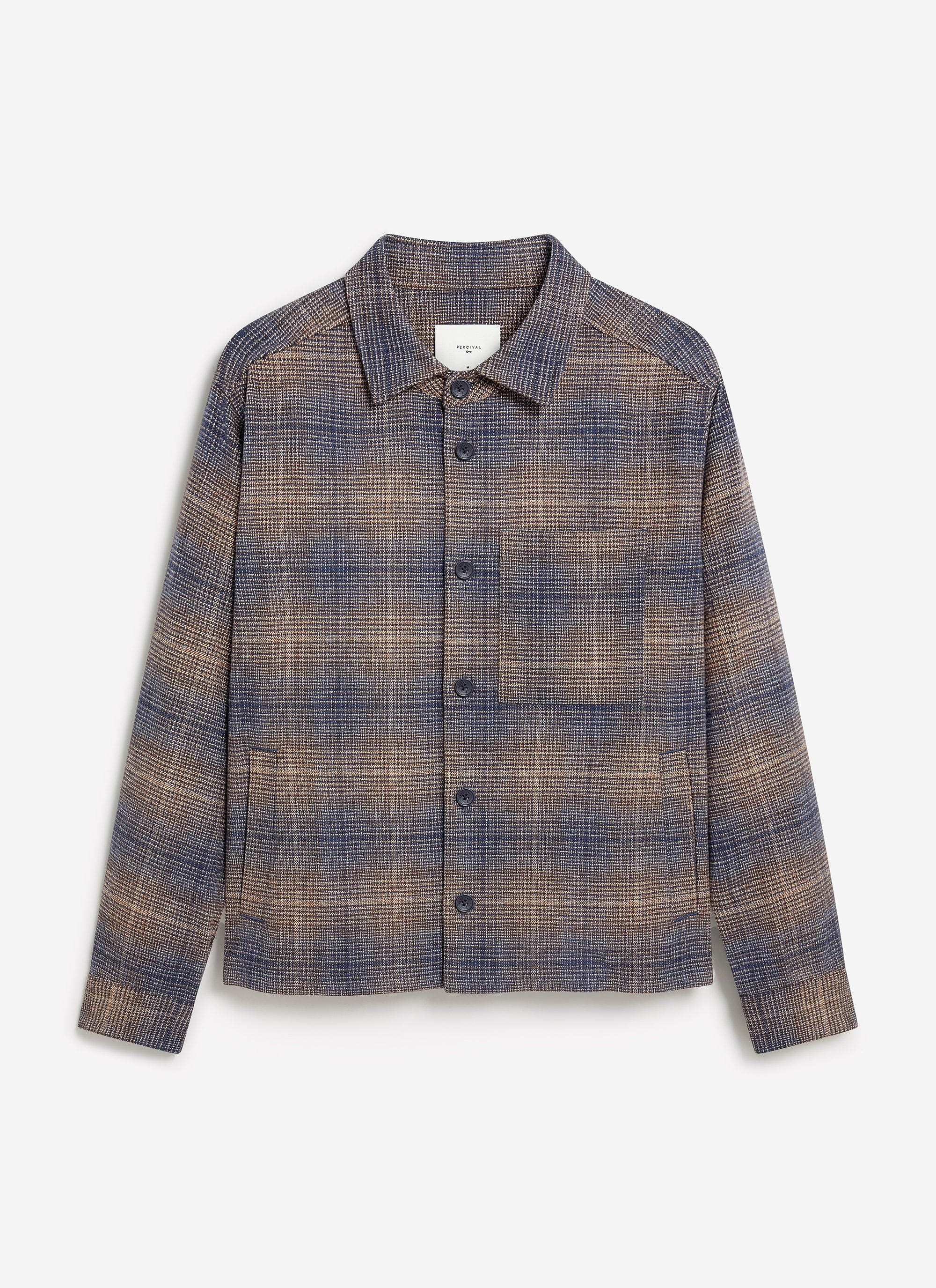 Luton Check Overshirt | Brown - Image 9