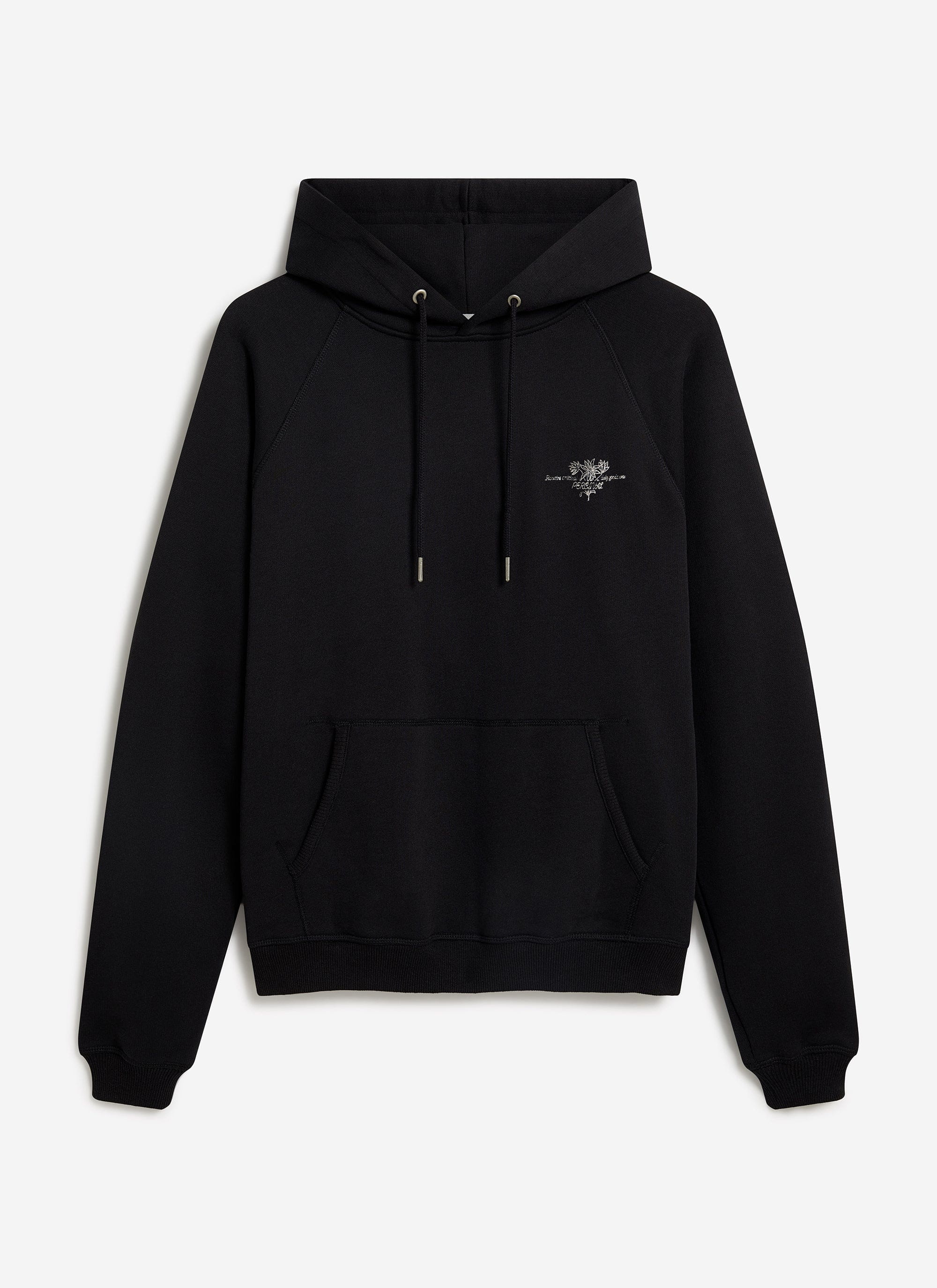 Heritage 90's Raglan Hoodie | Cotton | Black - Image 6