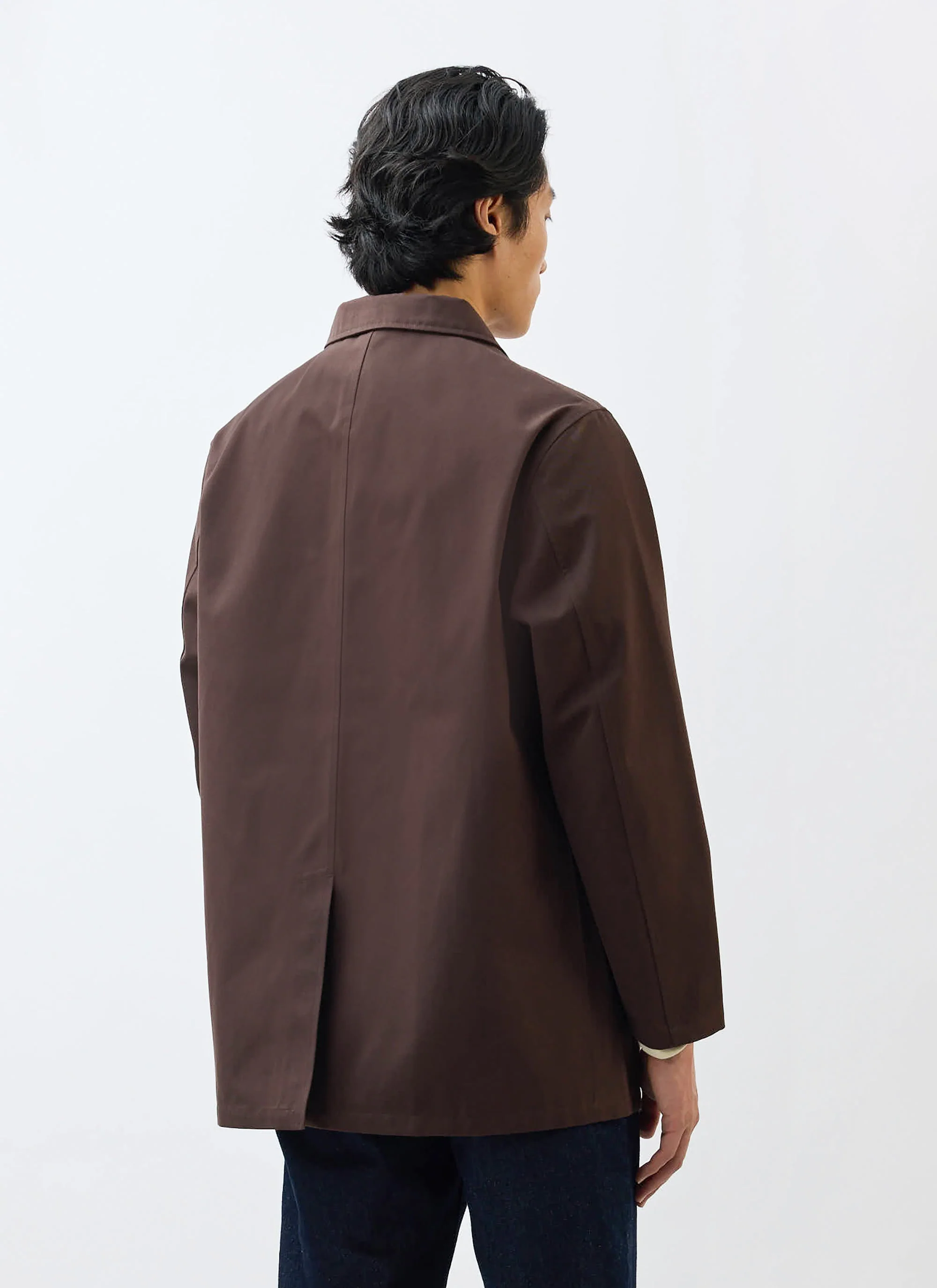 Sherlock Short Trench Coat | Waterproof | Espresso with Cinnamon - Image 8