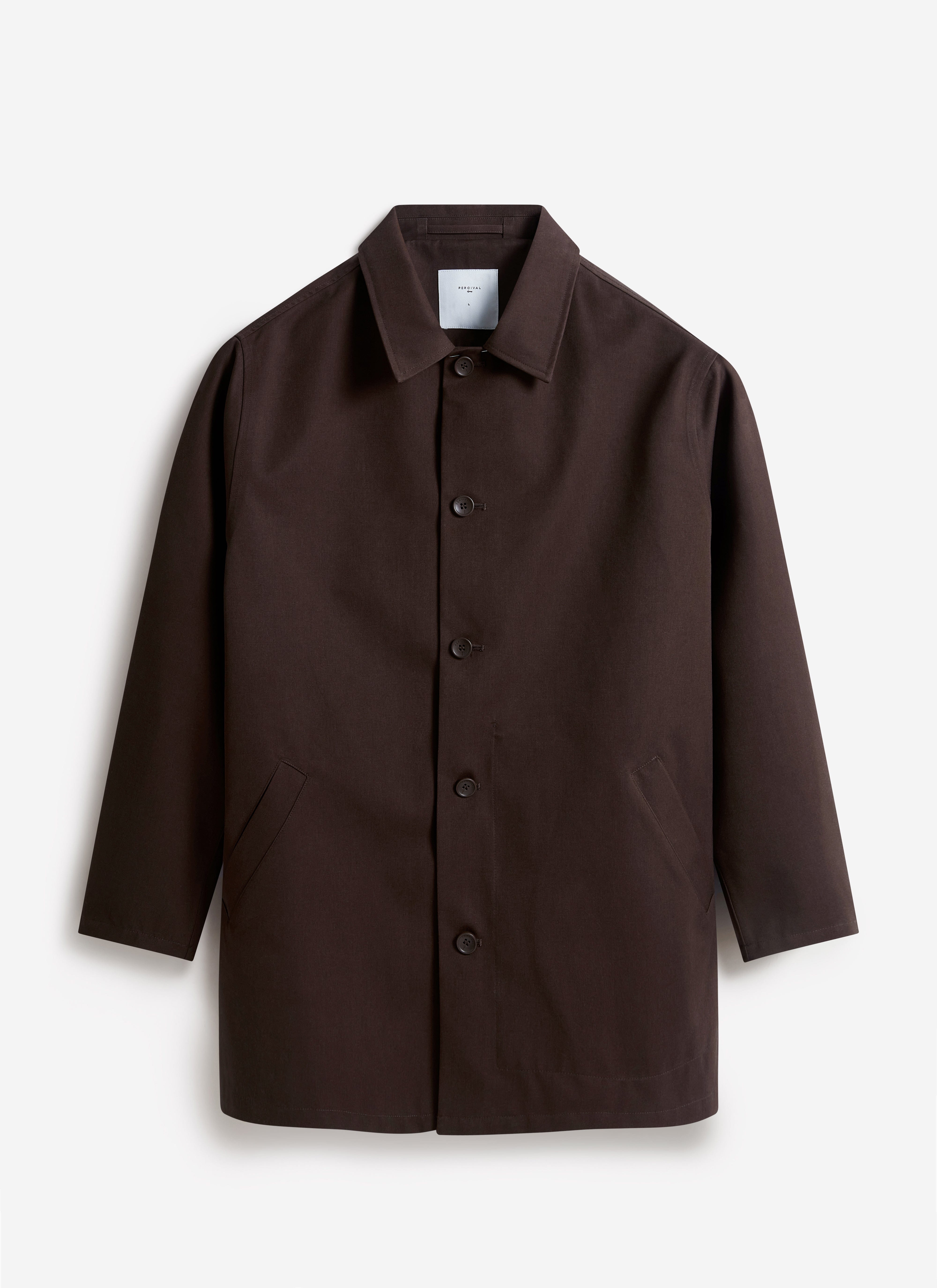 Sherlock Short Trench Coat | Waterproof | Espresso with Cinnamon - Image 9