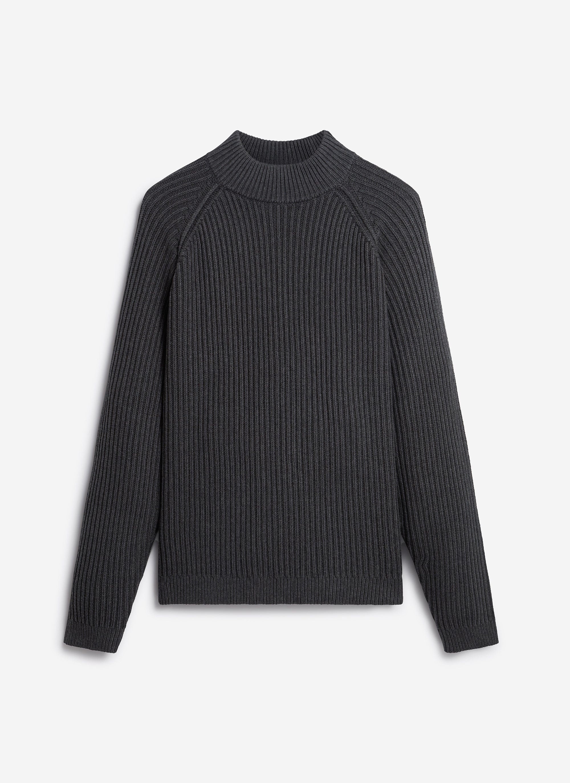 Library Turtle Neck | Cotton | Charcoal - Image 6