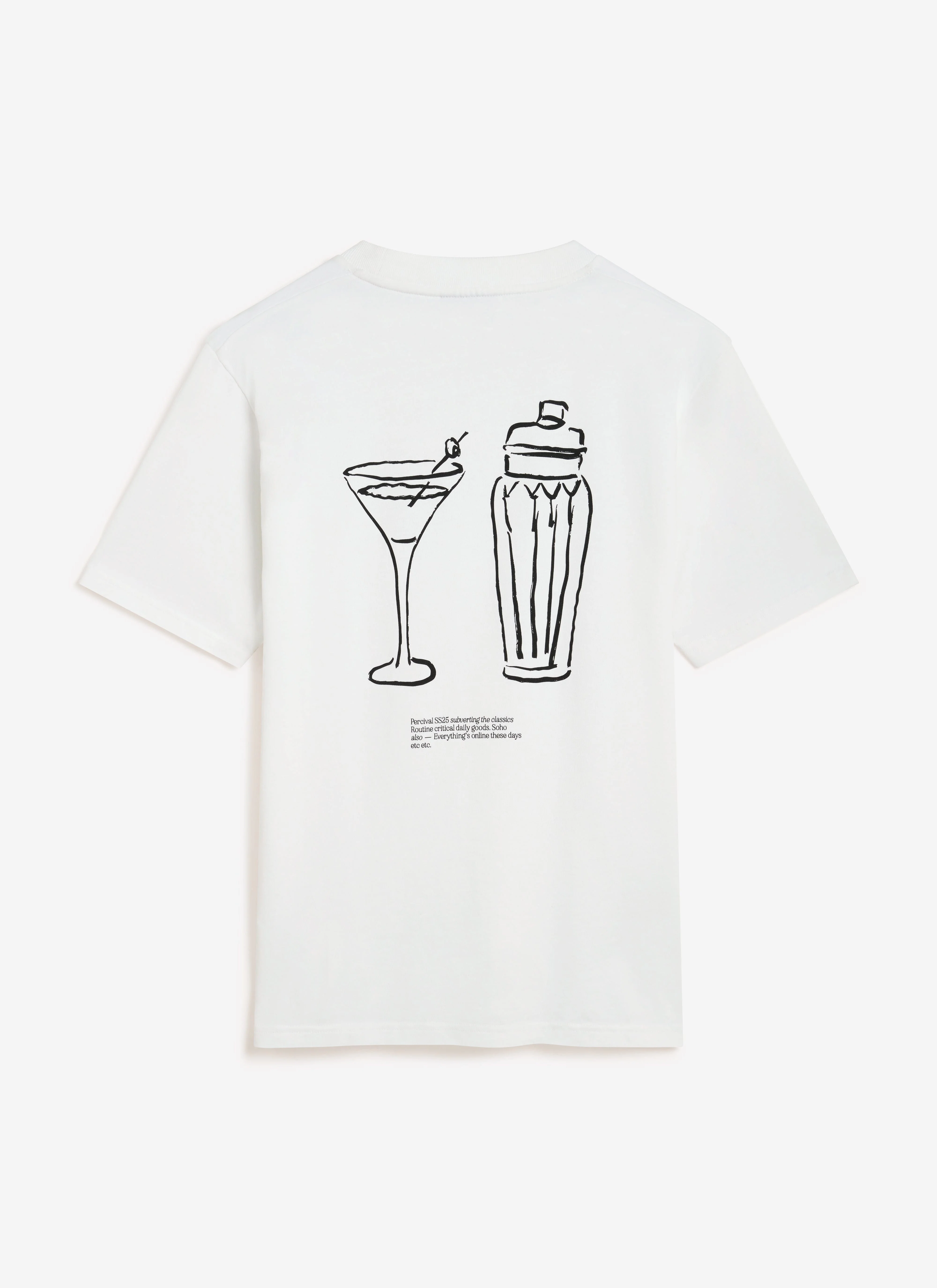 Mixologist T Shirt | Organic Cotton | White
