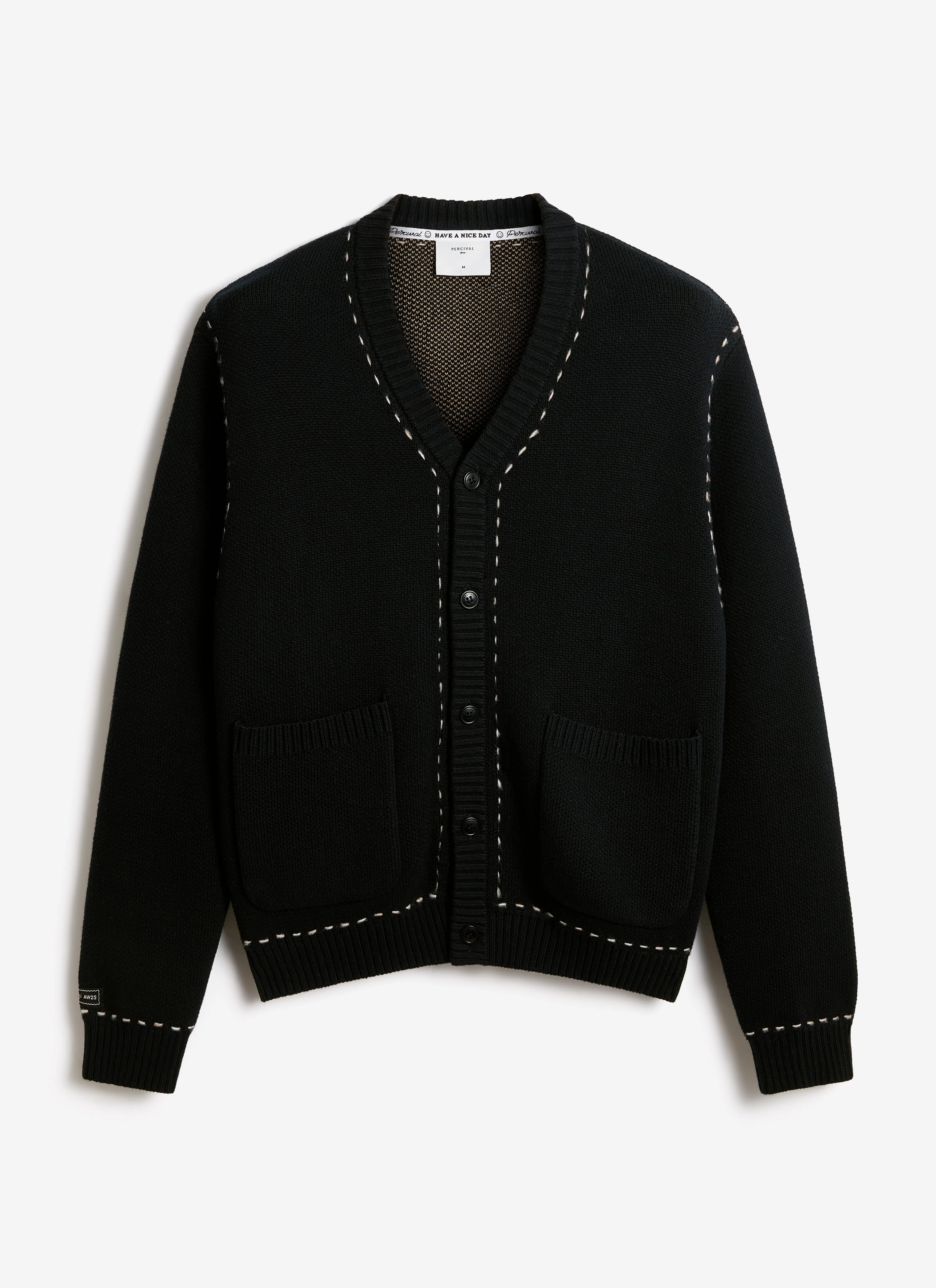 Module Boxy Cardigan | Cotton | Black - Image 8