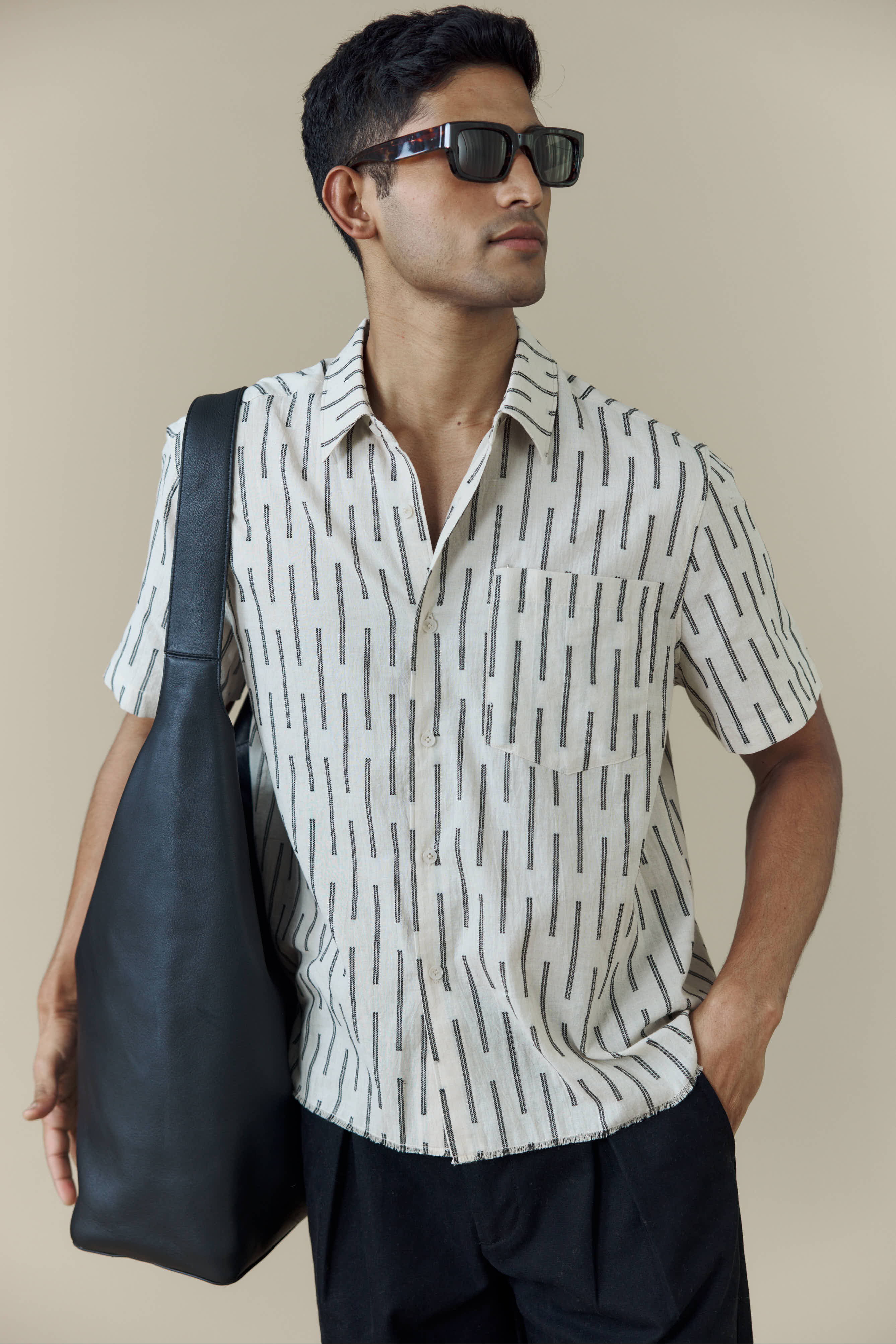 Nancy Boxy Shirt | Cotton | Cream