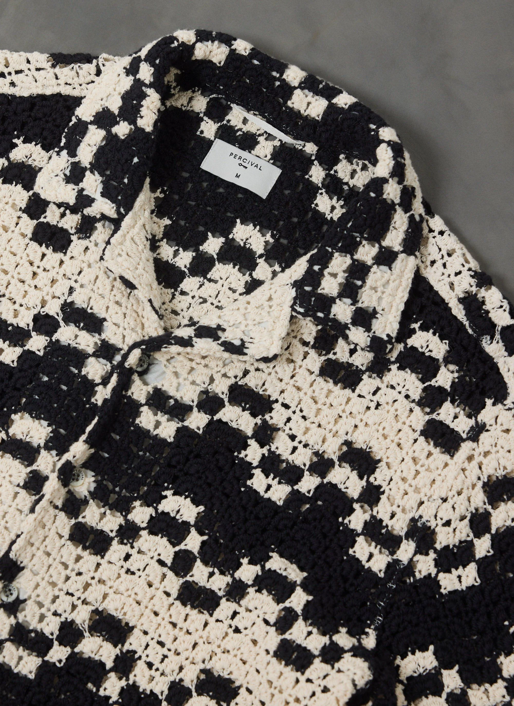 Naples Crochet Cuban Shirt | Cotton | Cream - Image 11
