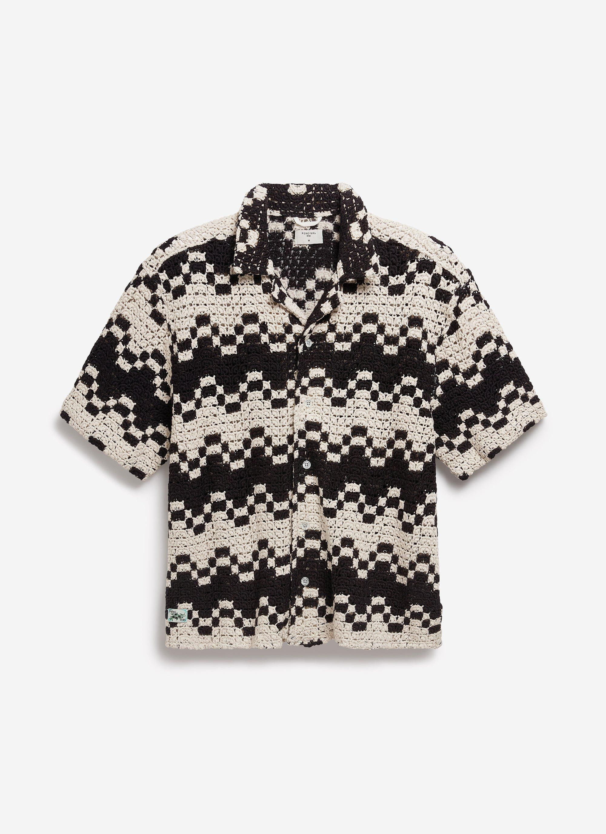 Naples Crochet Cuban Shirt | Cotton | Cream - Image 12