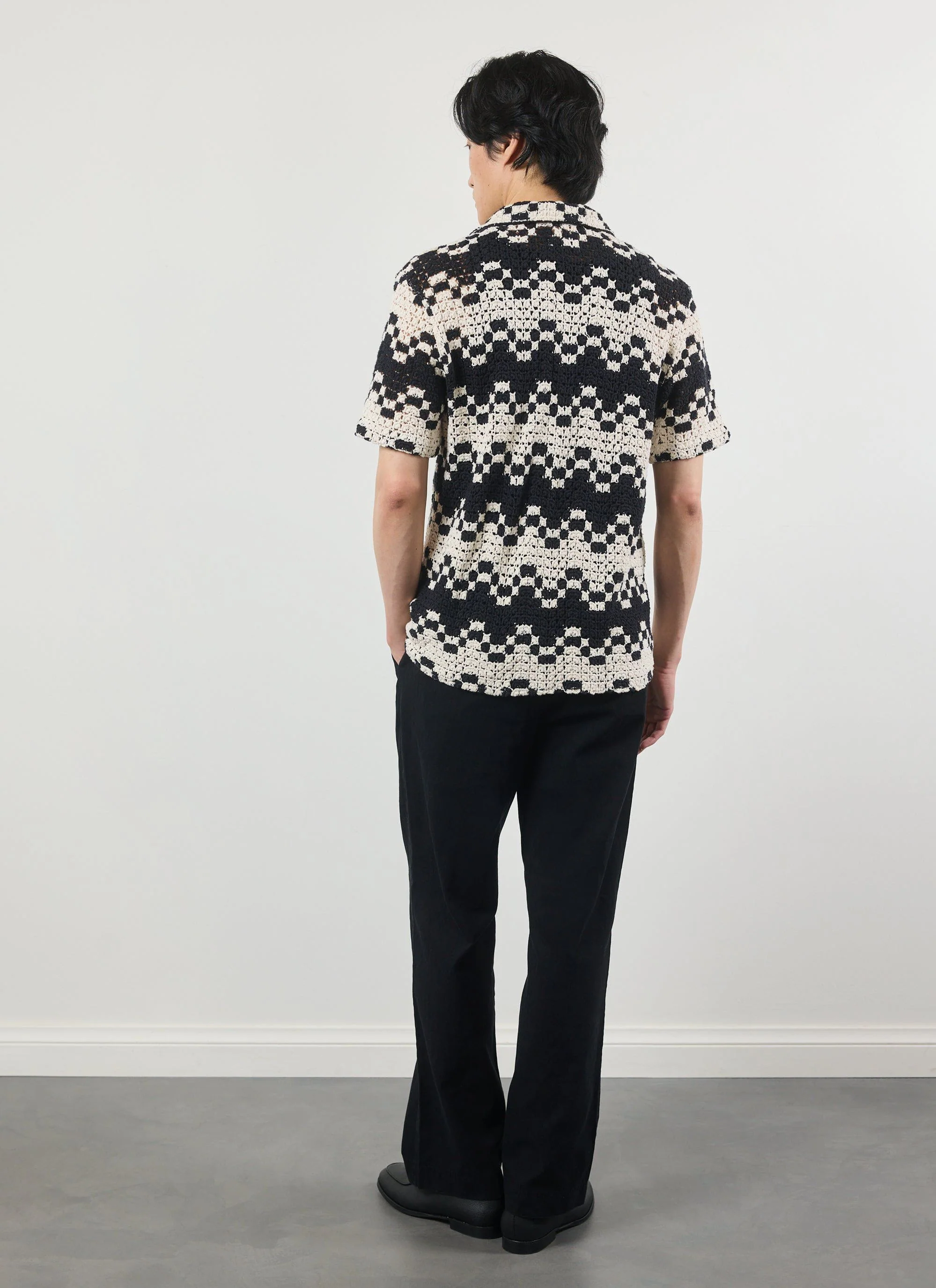 Naples Crochet Cuban Shirt | Cotton | Cream - Image 6