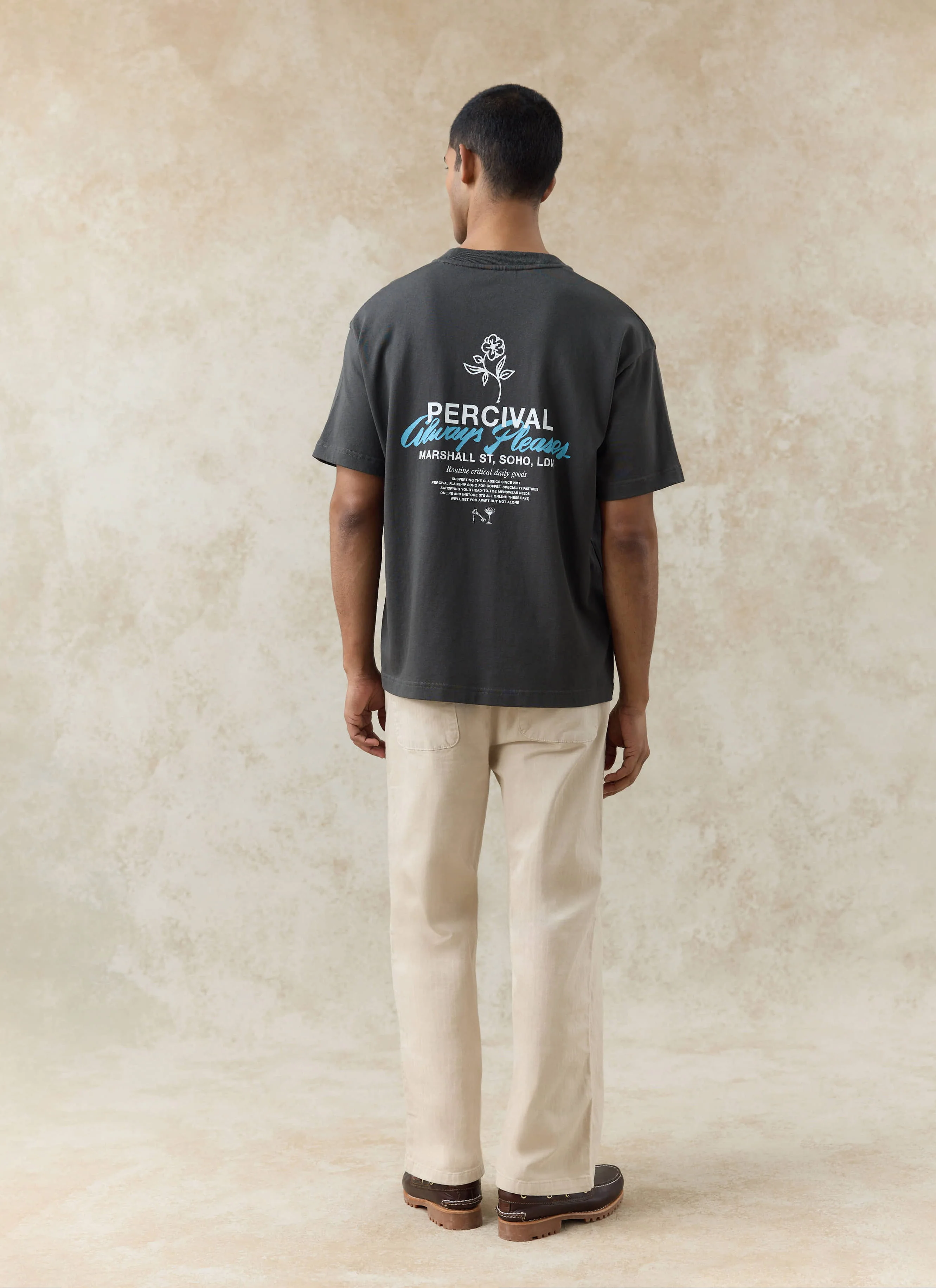 Otto Oversized T Shirt | Organic Cotton | Charcoal - Image 3