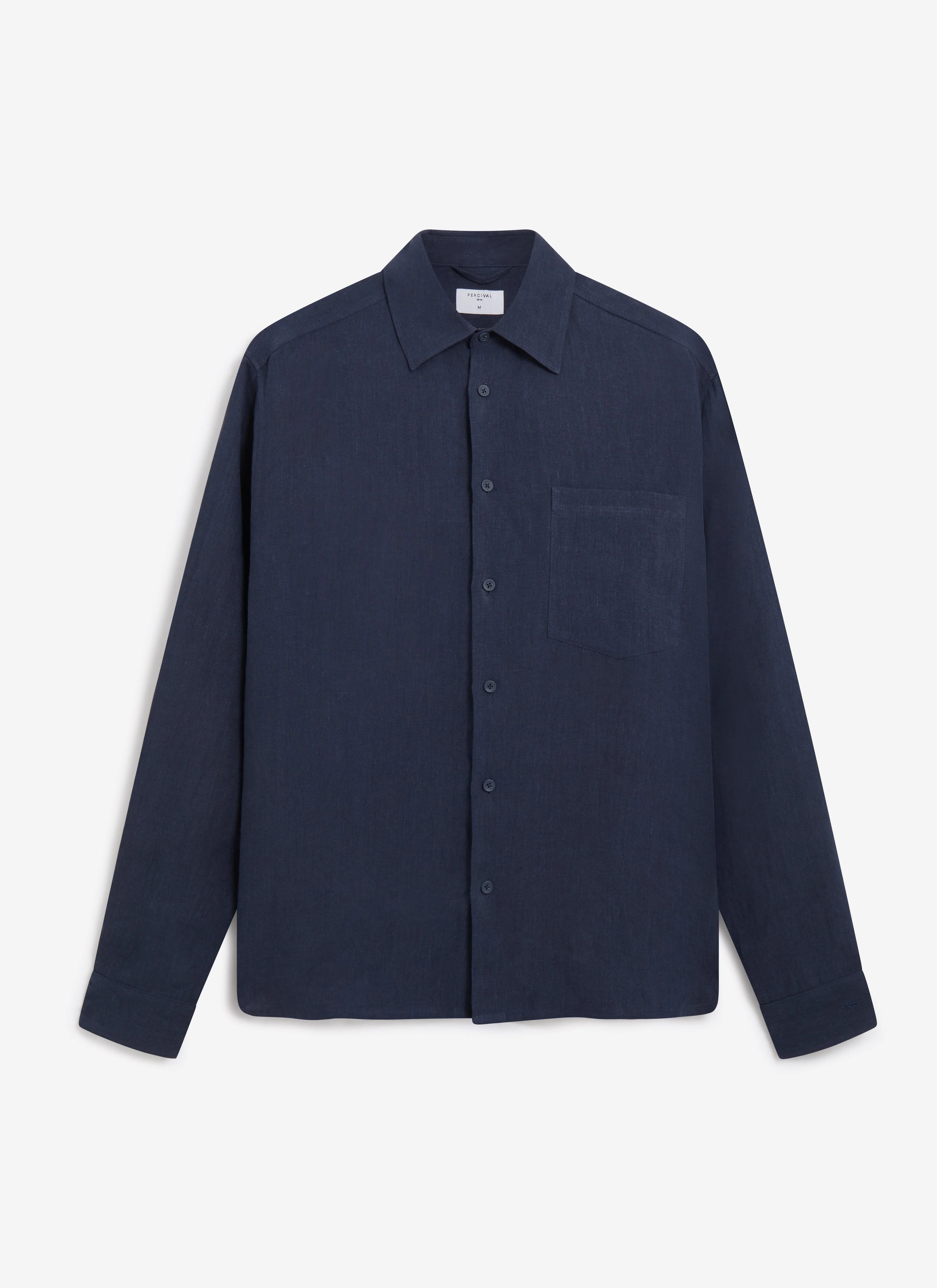 Pearce Shirt | Linen | Navy - Image 9