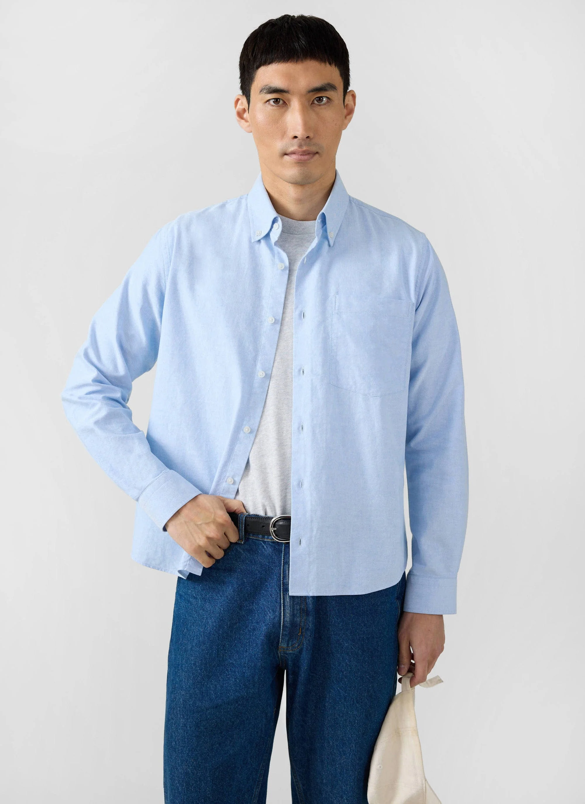 Oxford Regular Shirt | Cotton | Light Blue