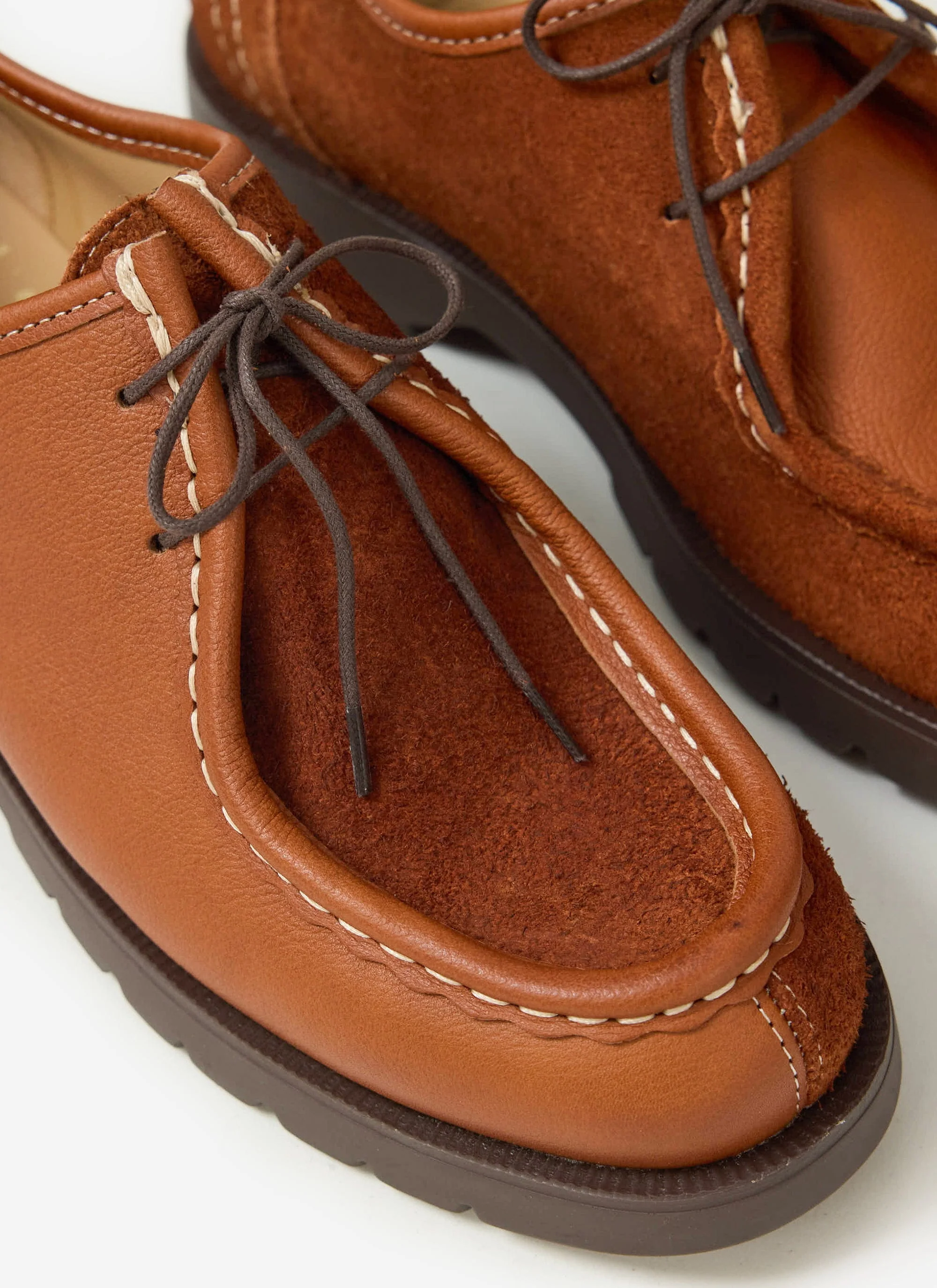 Kleman x Percival | Padror Patchwork Shoe | Cognac - Image 2