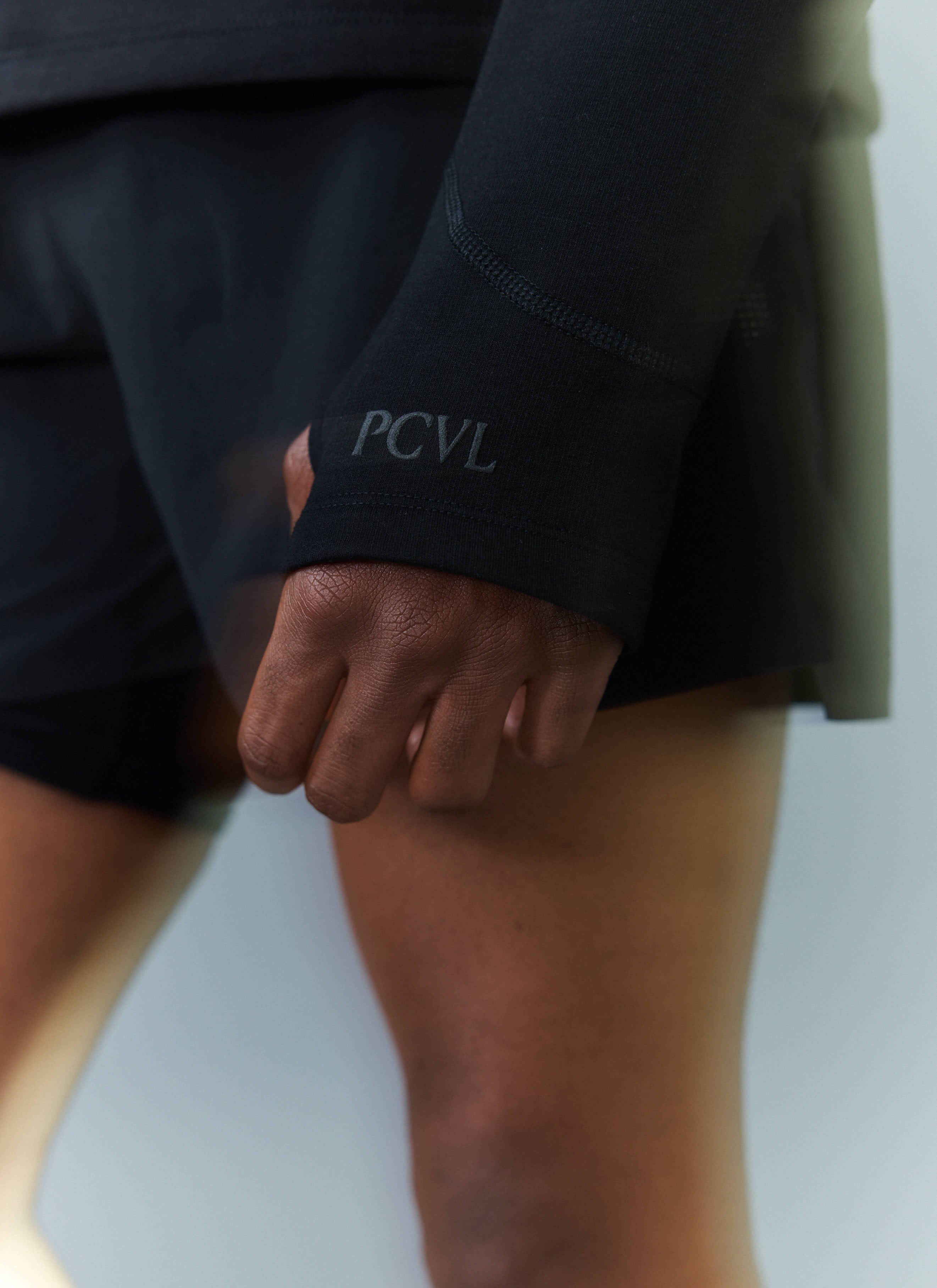 PCVL Base Layer Quarter Zip Jacket | Black - Image 2