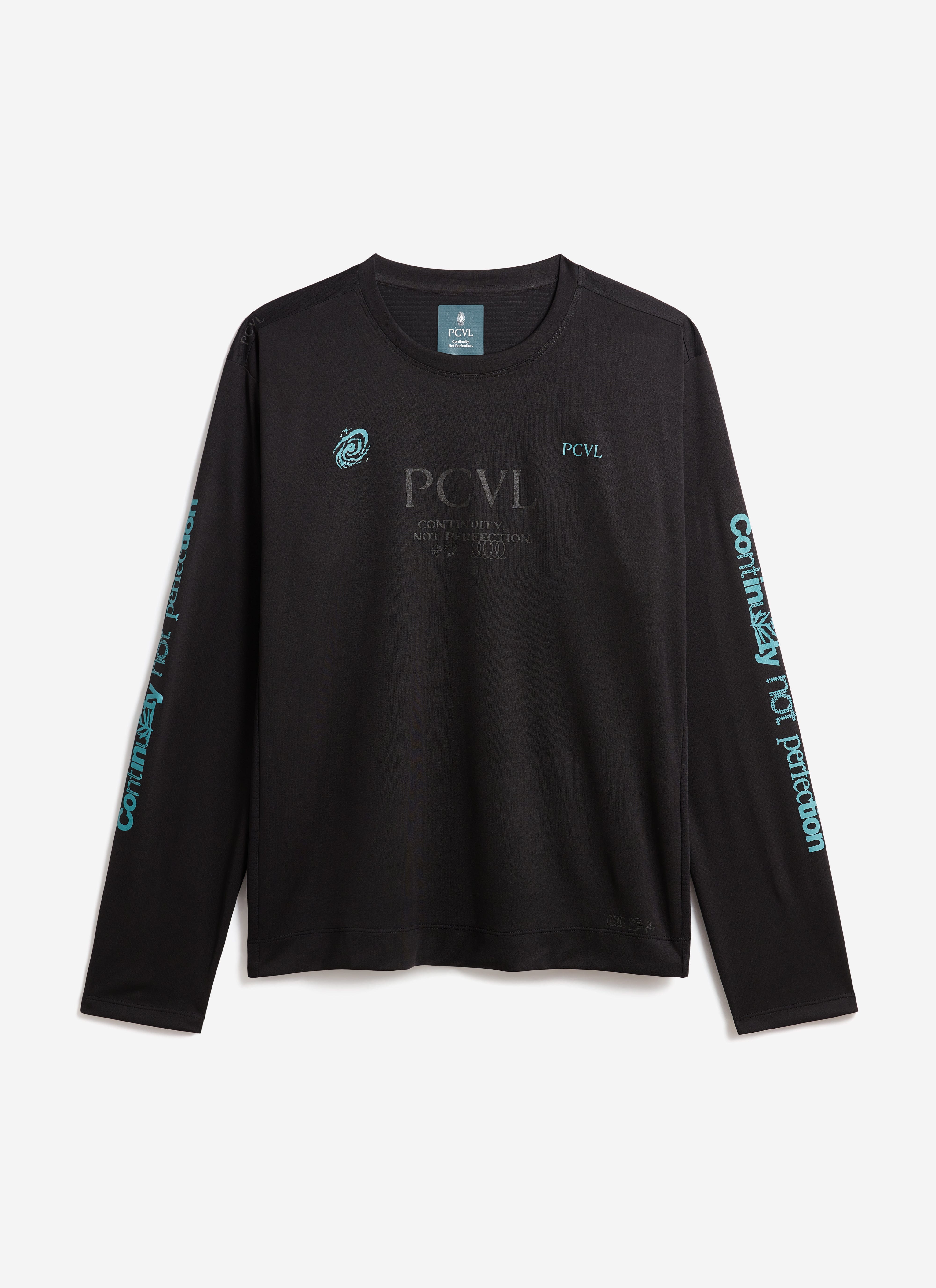 PCVL Long Sleeve Printed Performance Top | Black - Image 9