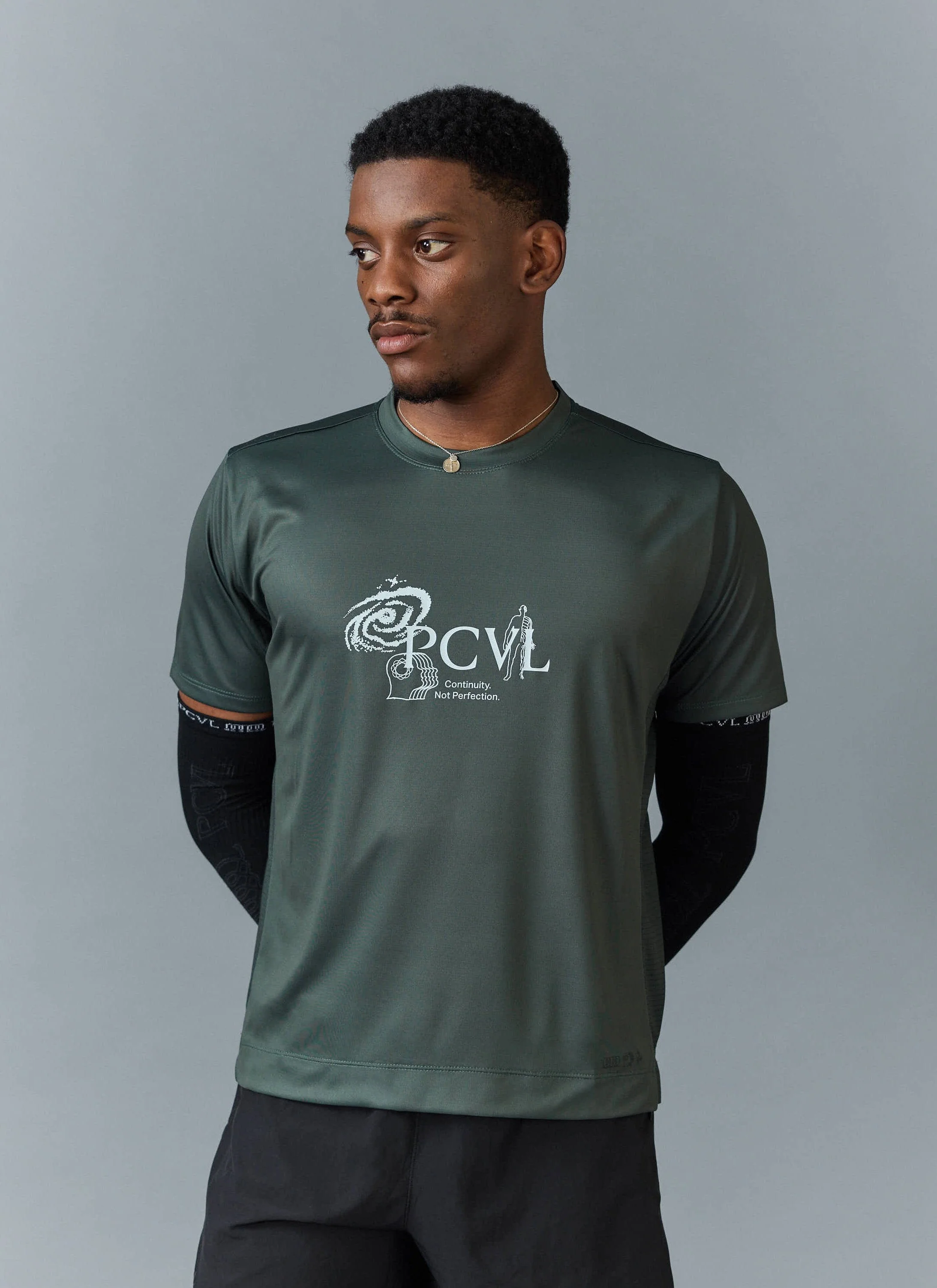 PCVL Graphic Printed Performance Top | Forest