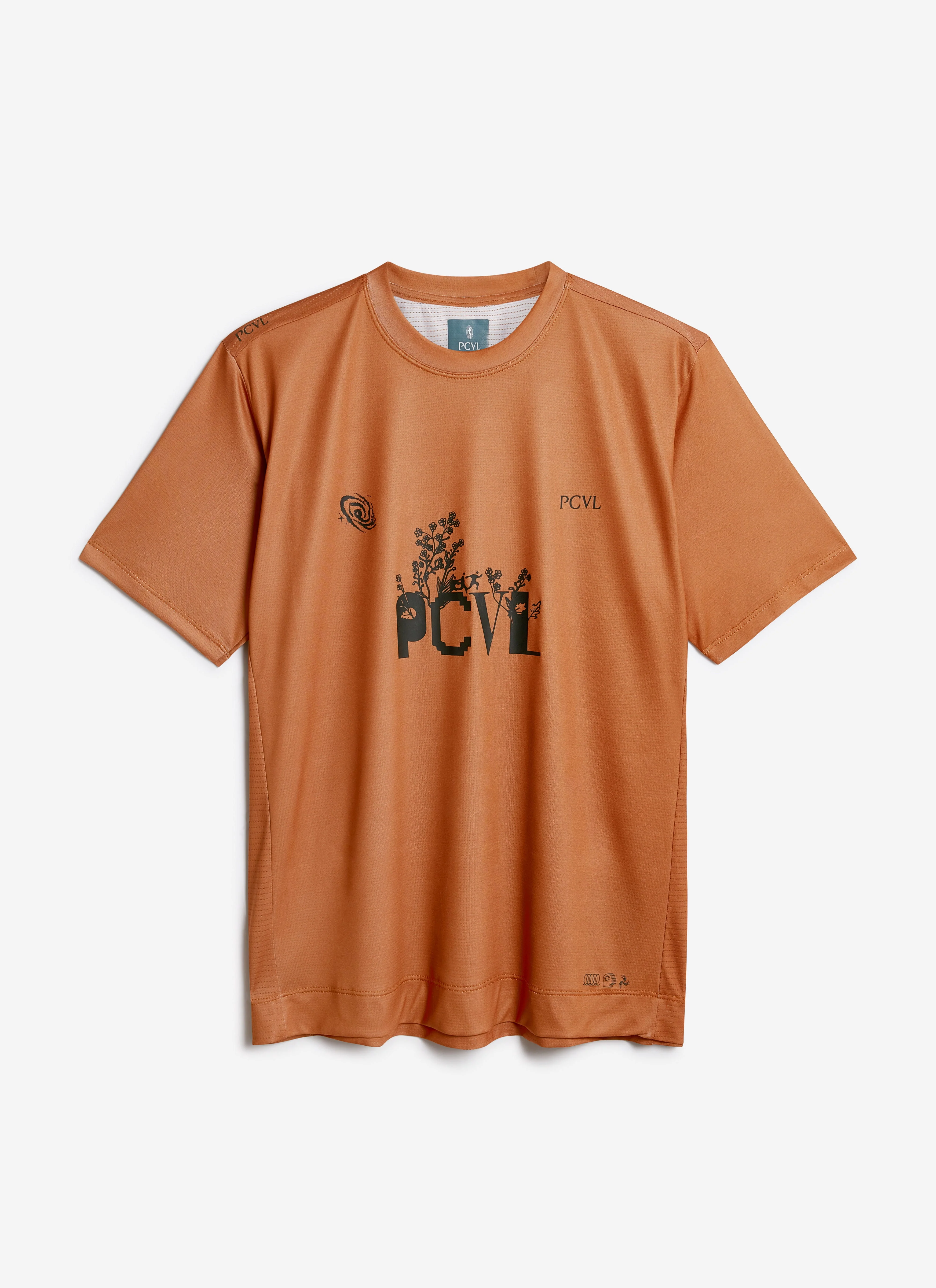 PCVL Graphic Printed Performance Top | Rust - Image 7
