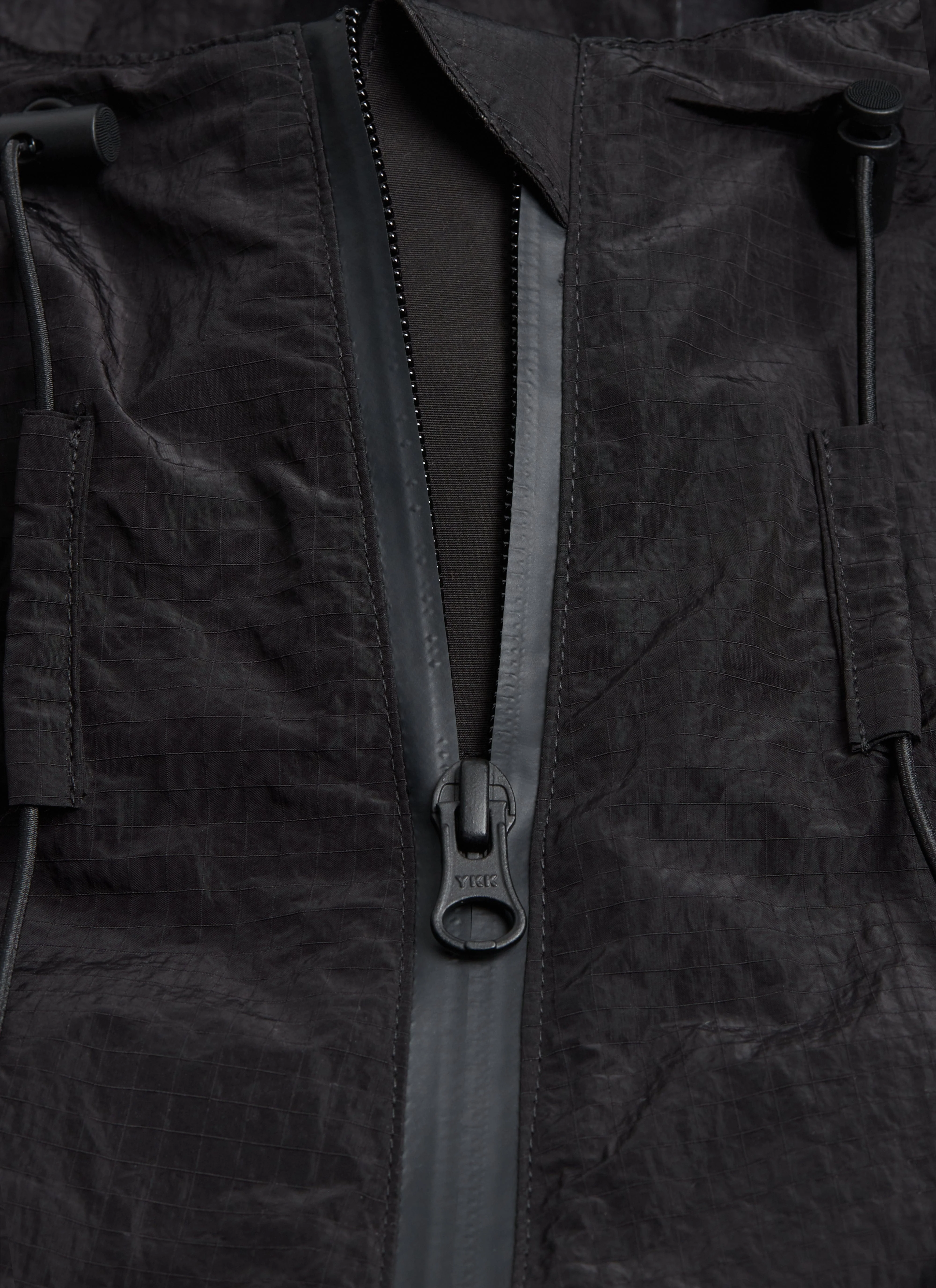 PCVL Zip Through Water Resistant Jacket | Black - Image 3