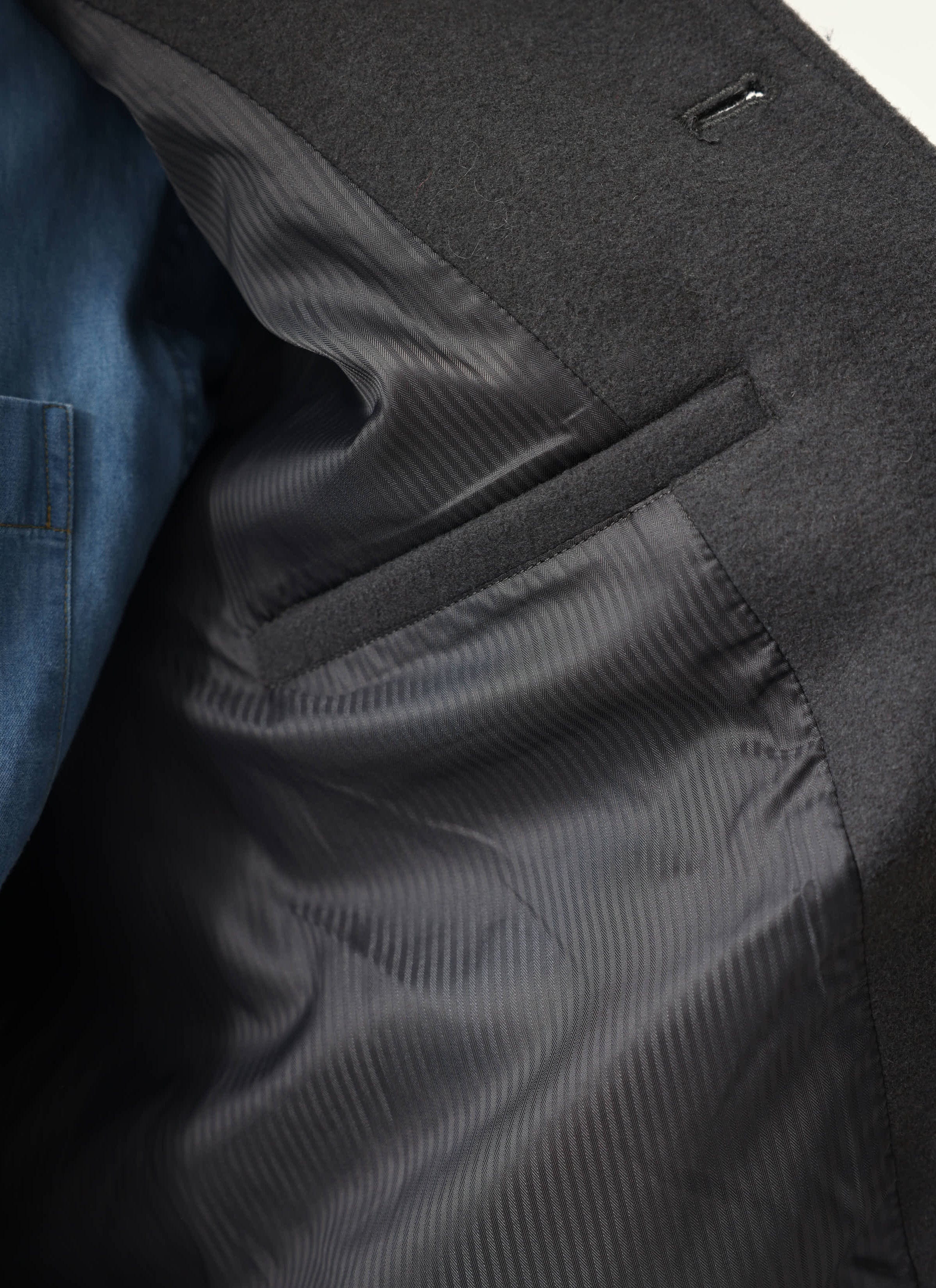 Peacoat | Melton Wool | Charcoal - Image 5