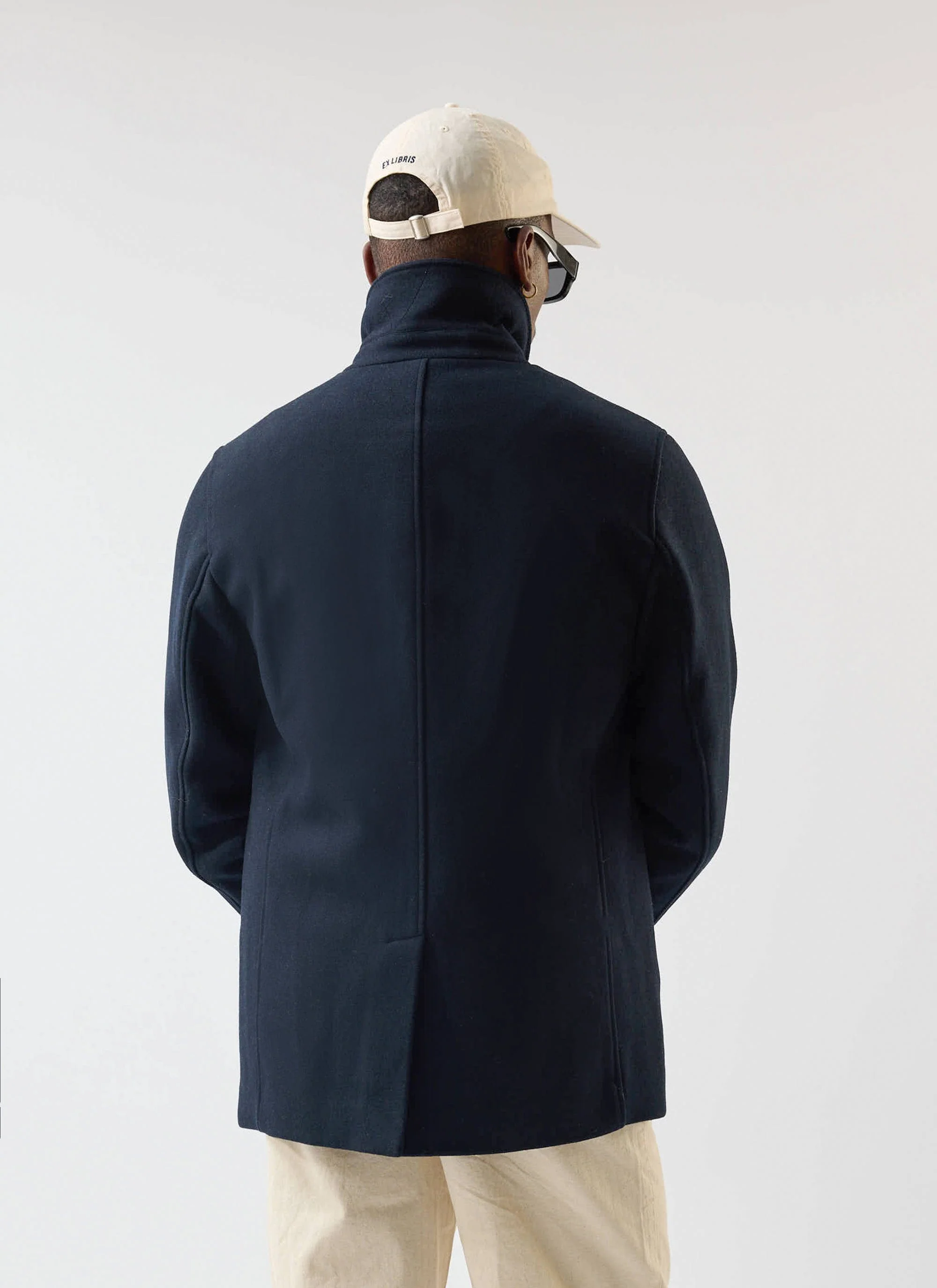 Peacoat | Melton Wool | Navy - Image 5