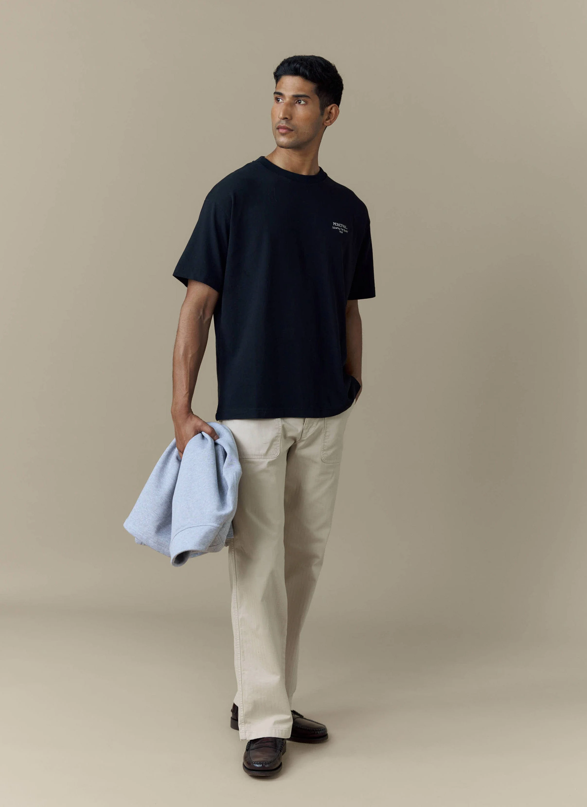 Perci Fruit Farm Oversized T Shirt | Organic Cotton | Black - Image 4