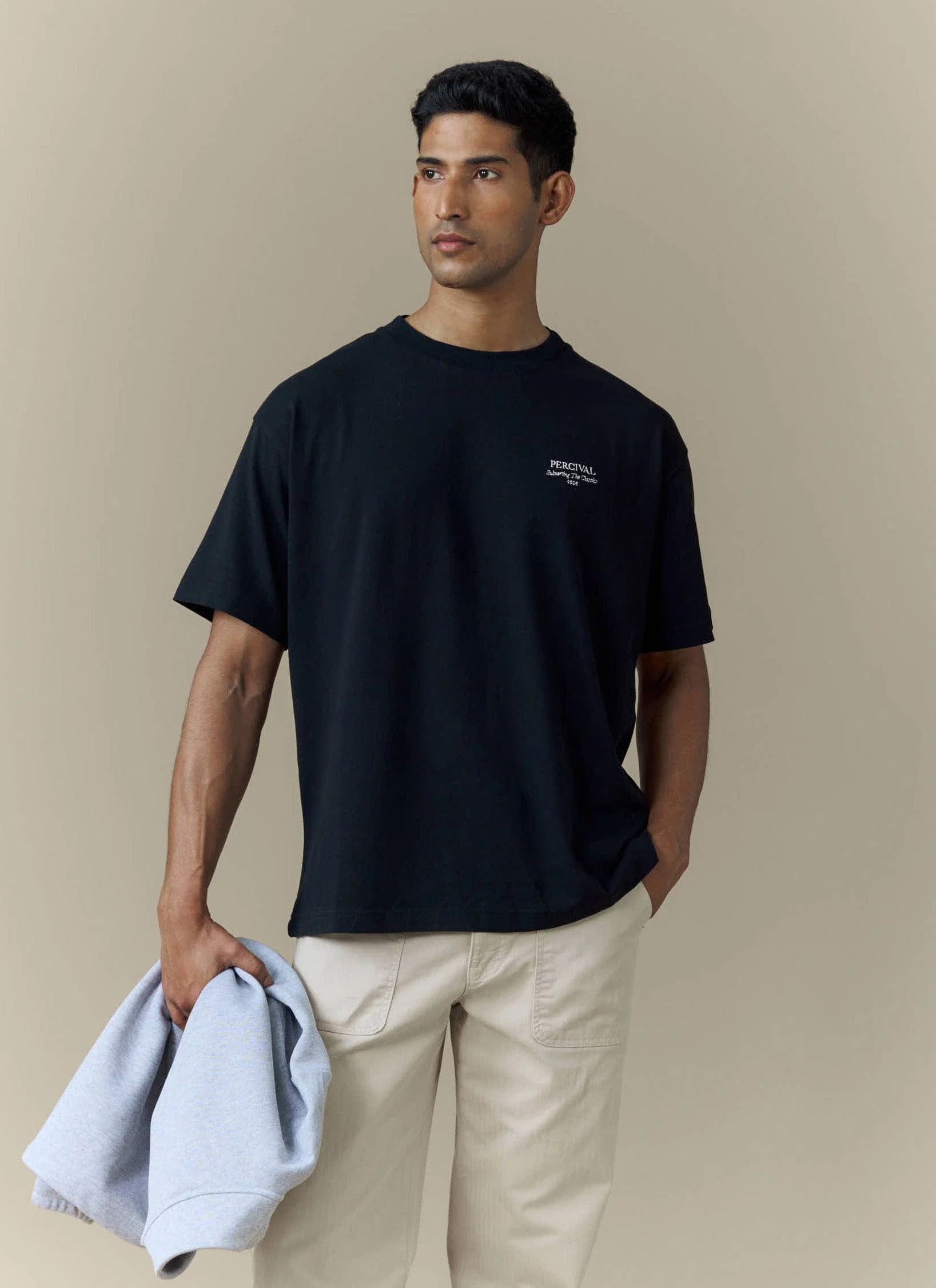 Perci Fruit Farm Oversized T Shirt | Organic Cotton | Black - Image 5