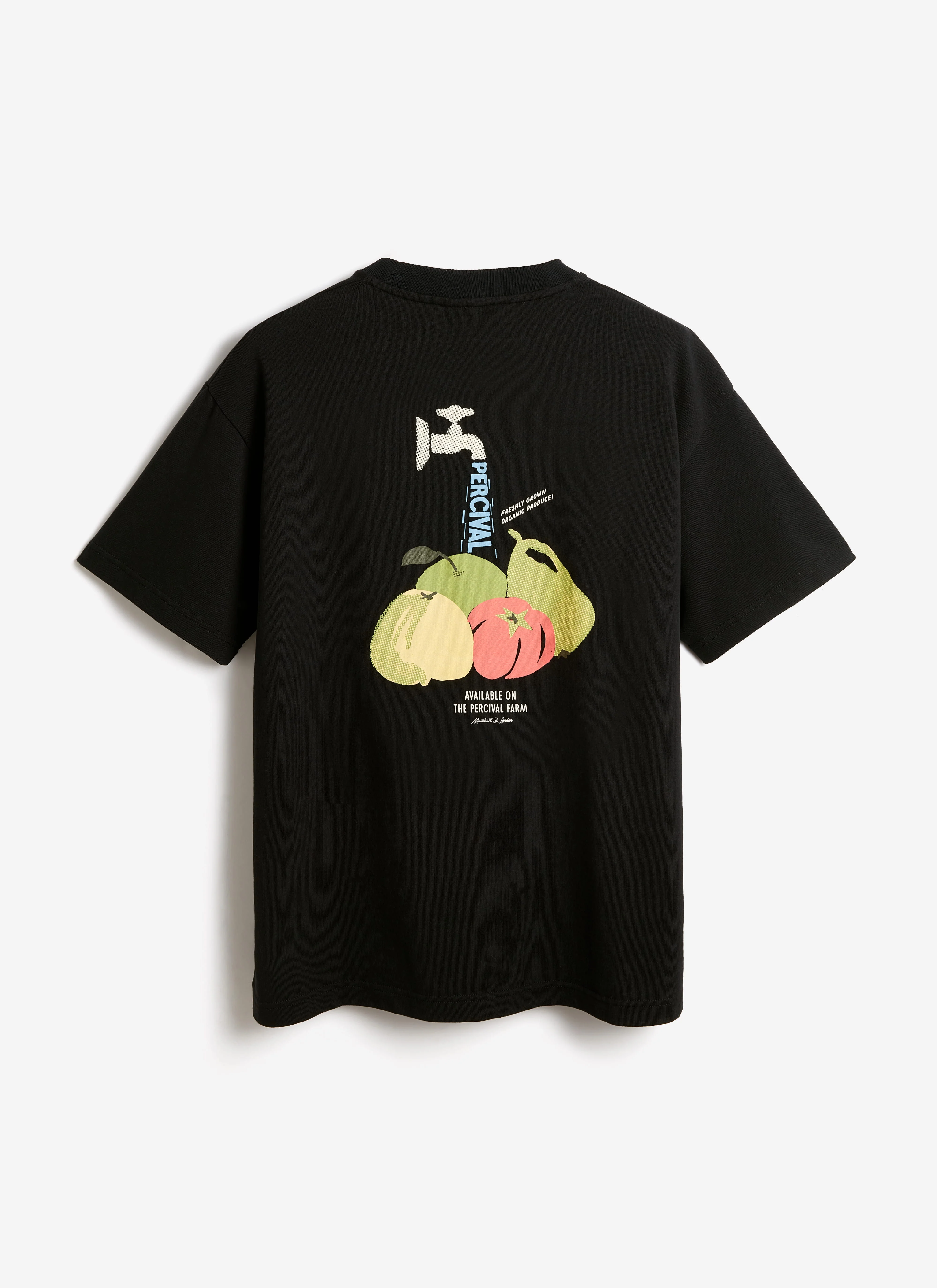 Perci Fruit Farm Oversized T Shirt | Organic Cotton | Black - Image 6
