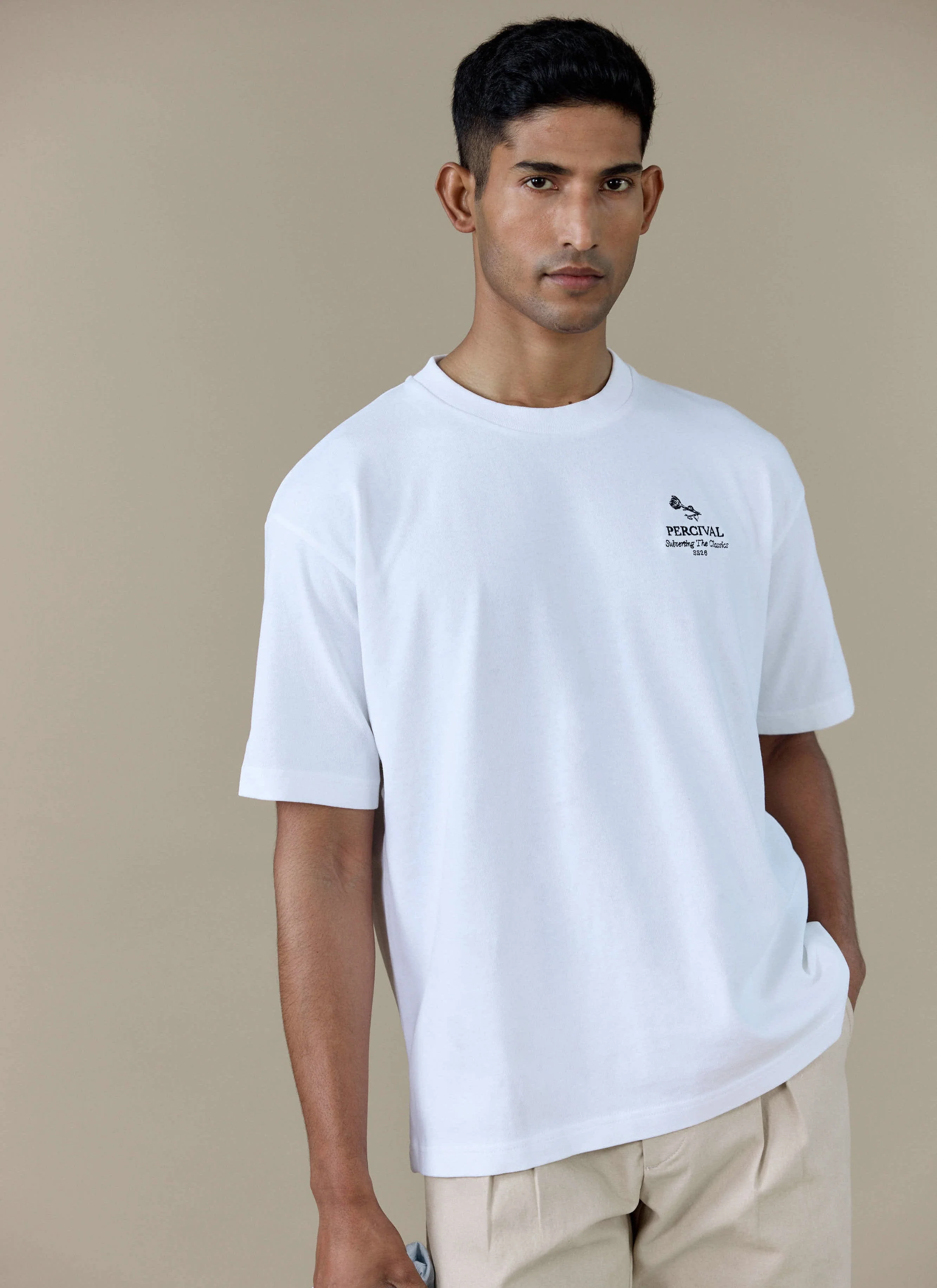 Perci Waters Oversized T Shirt | Organic Cotton | White - Image 3