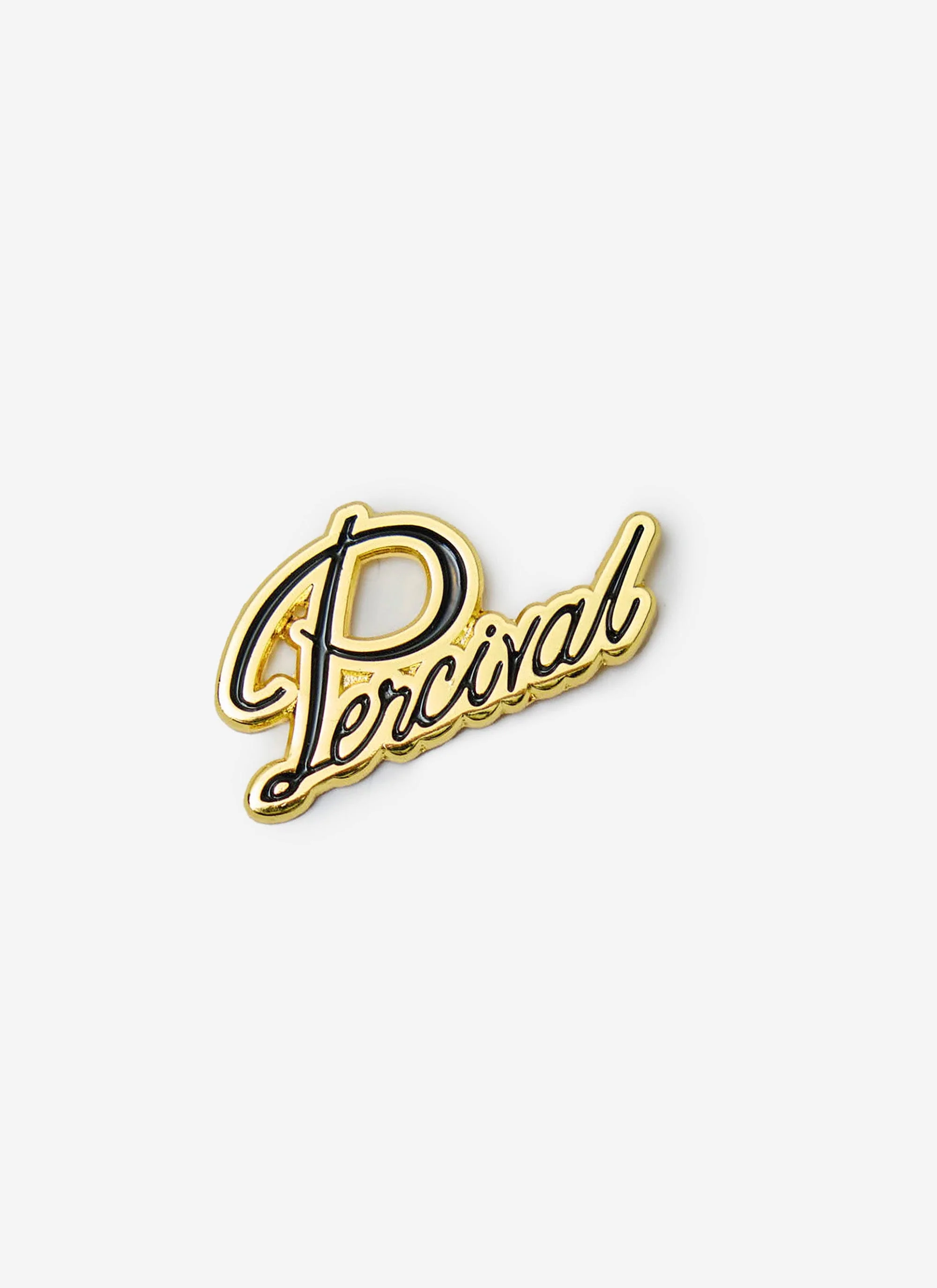 Percival Script Pin Badges | Multi